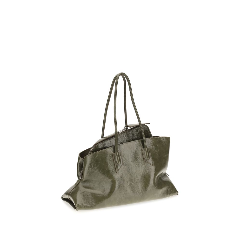The Attico Bicolor La Passeggiata Medium Shoulder Bag multicolor