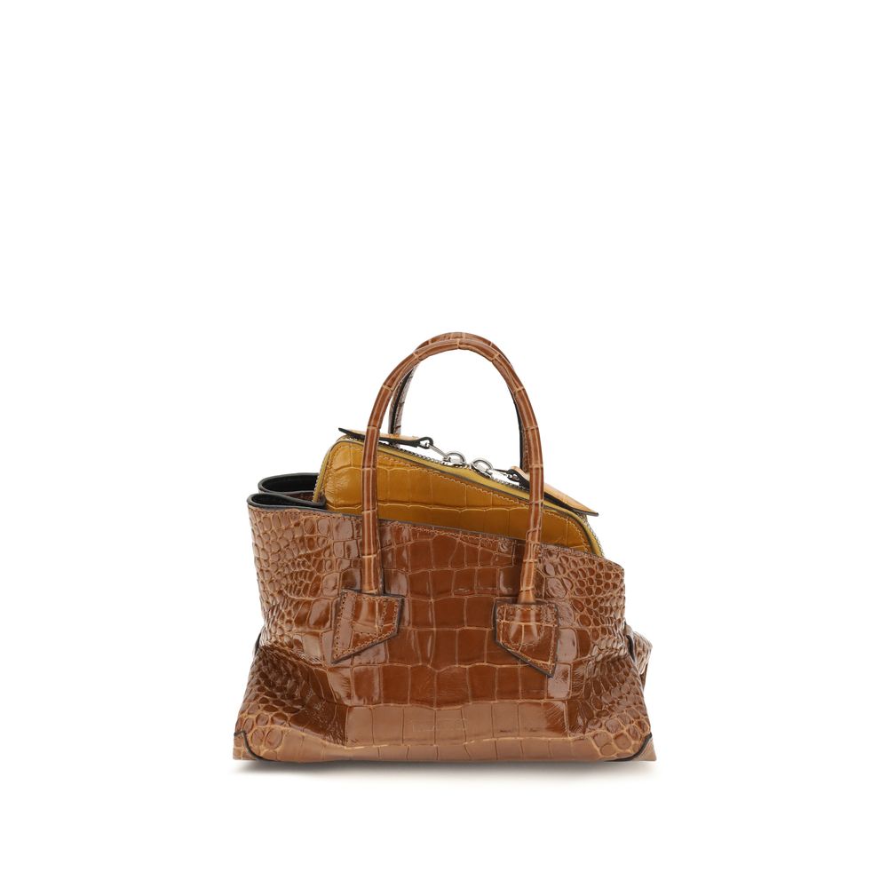 The Attico Brown La Passeggiata Mini Handbag braun