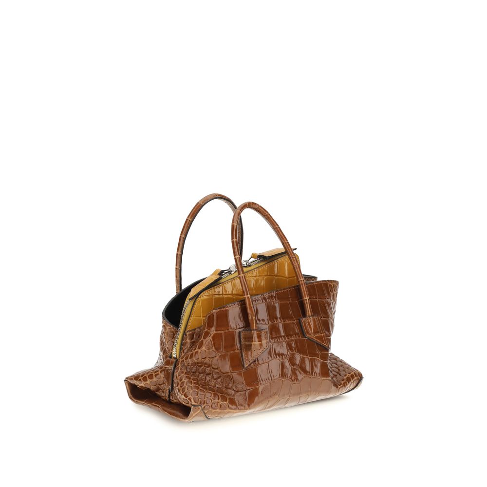The Attico Brown La Passeggiata Mini Handbag braun