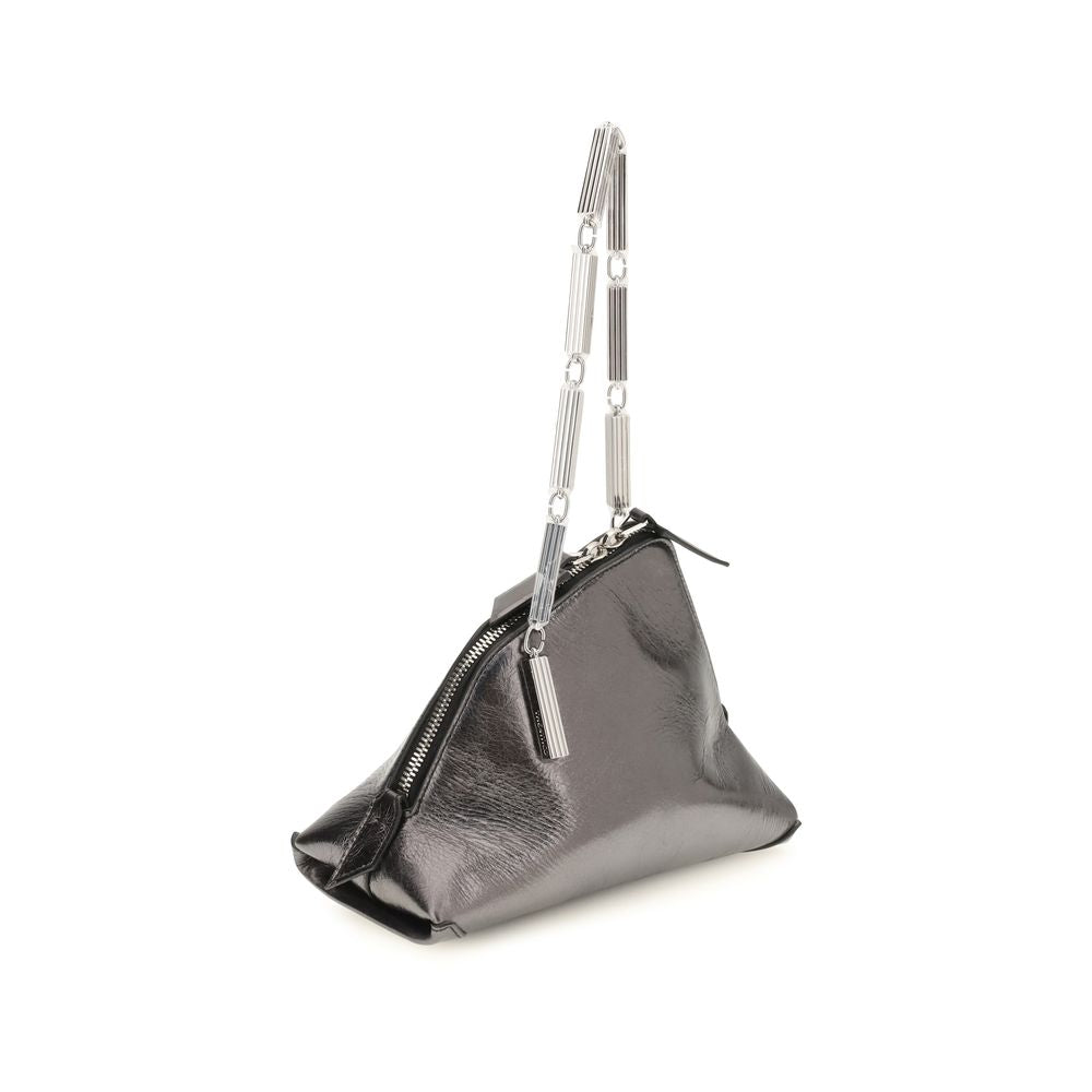 The Attico Silver La Scala Handbag