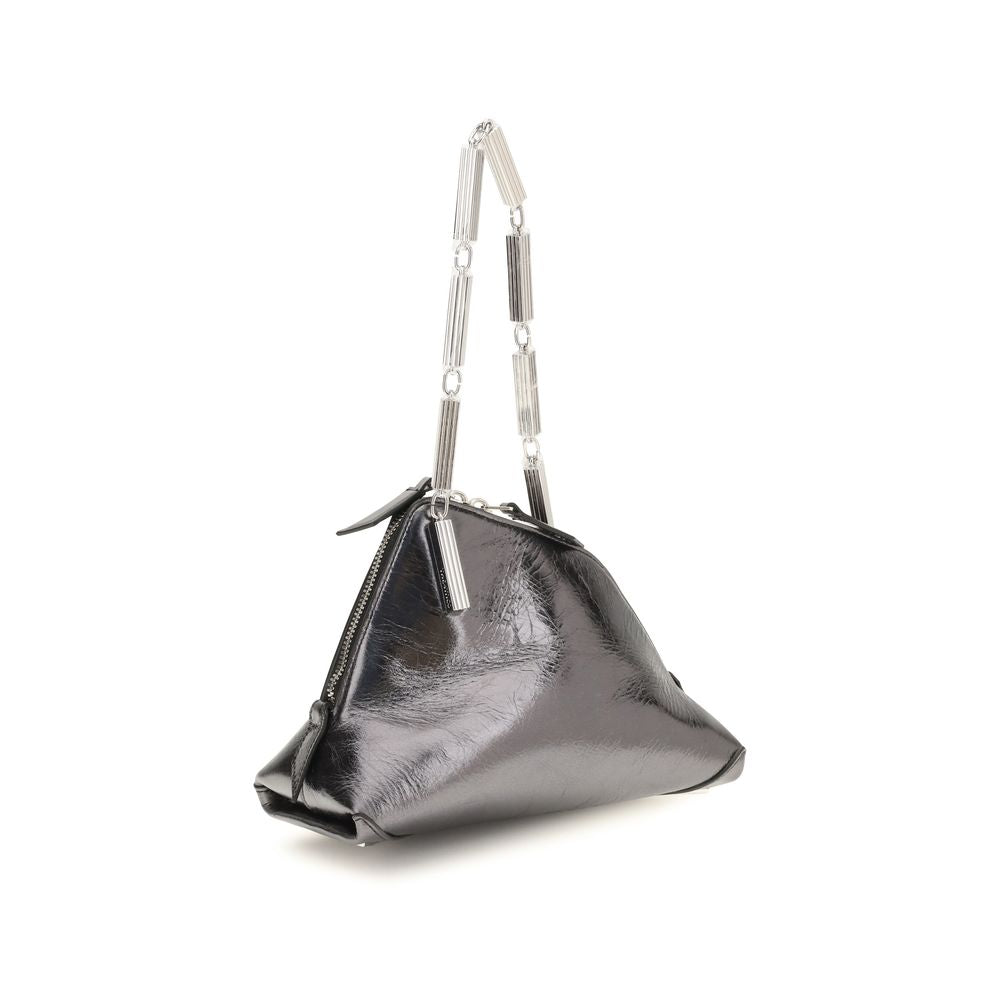 The Attico Silver La Scala Handbag