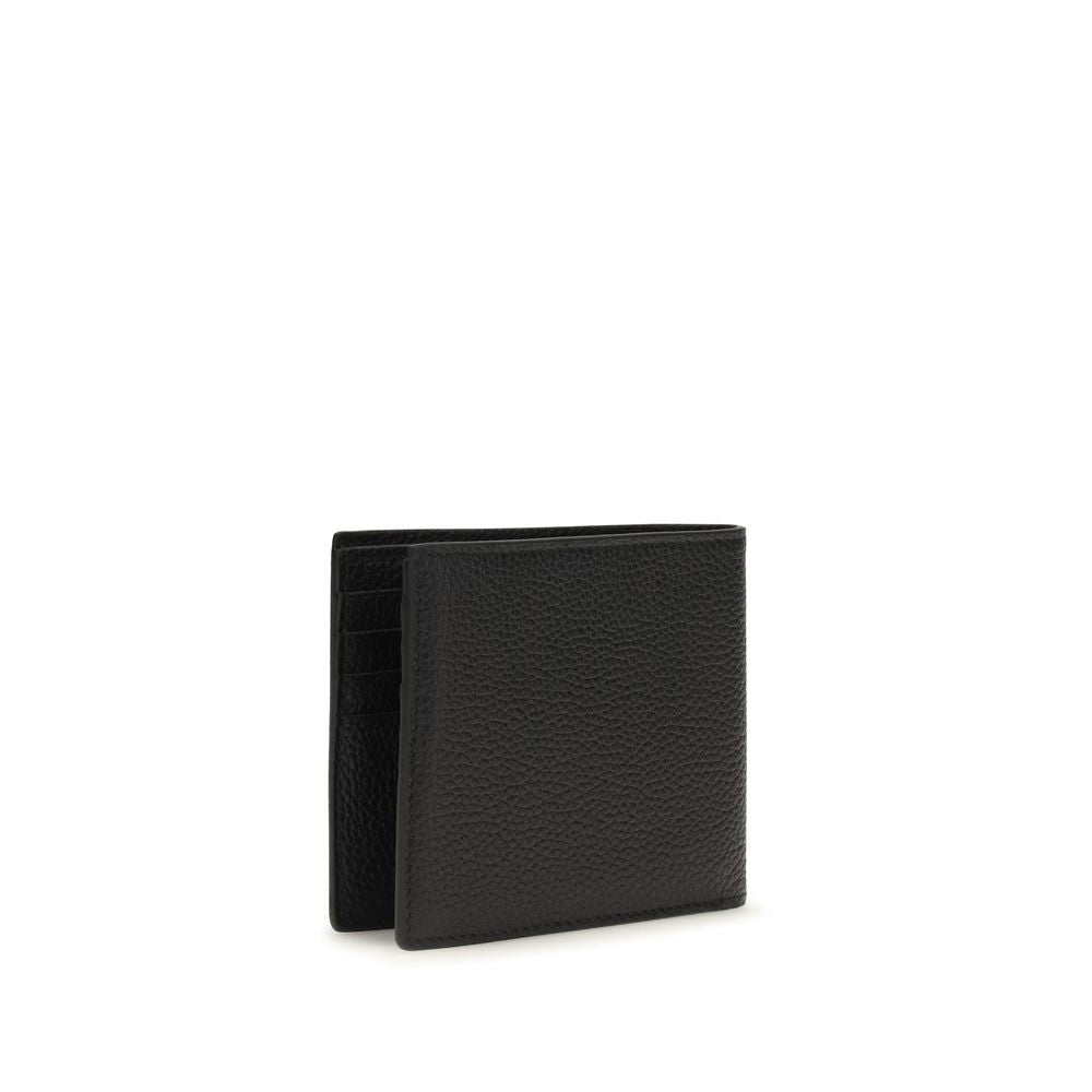 Tom Ford Black Printed Bifold Wallet schwarz
