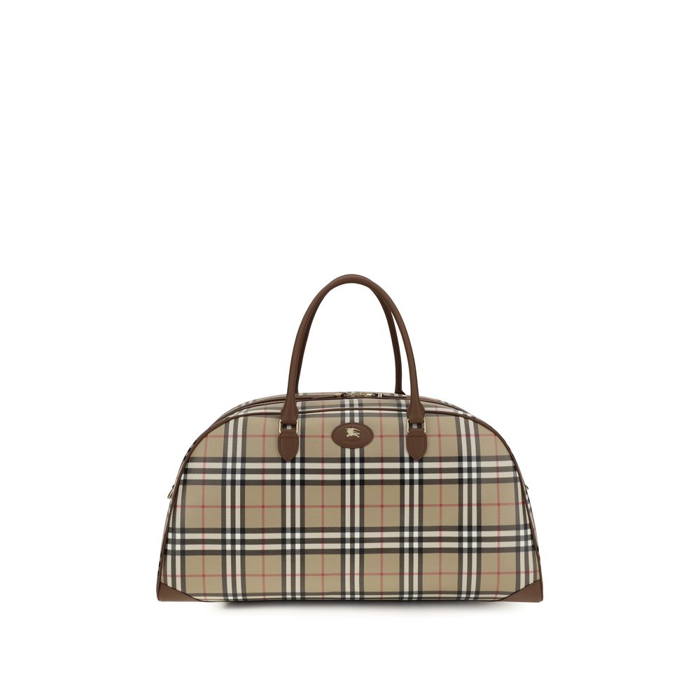 Burberry Beige Check Travel Bag