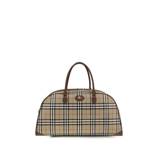 Burberry Beige Check Travel Bag