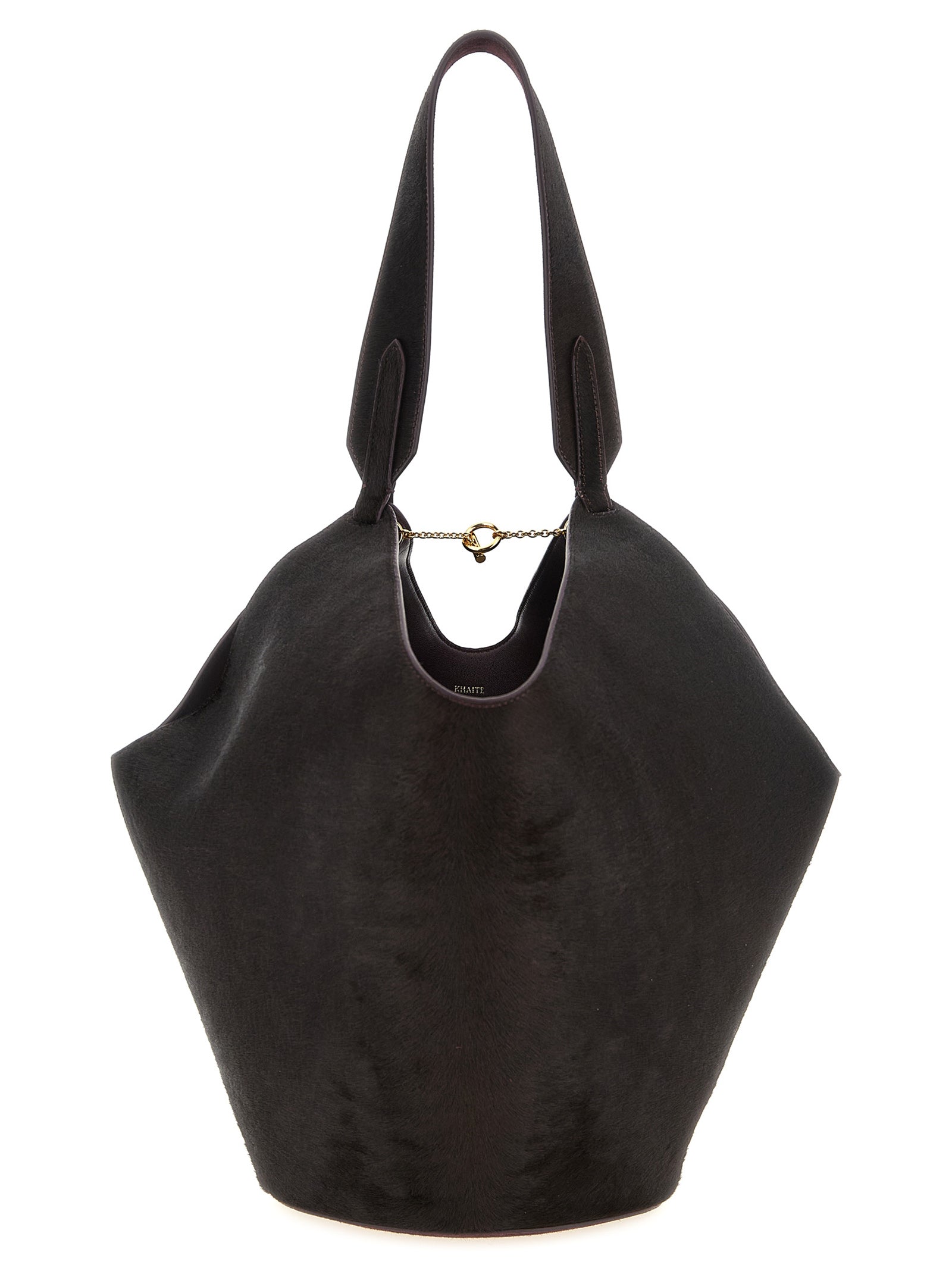 Khaite Bordeaux 'S Small' Mini Tote Bag