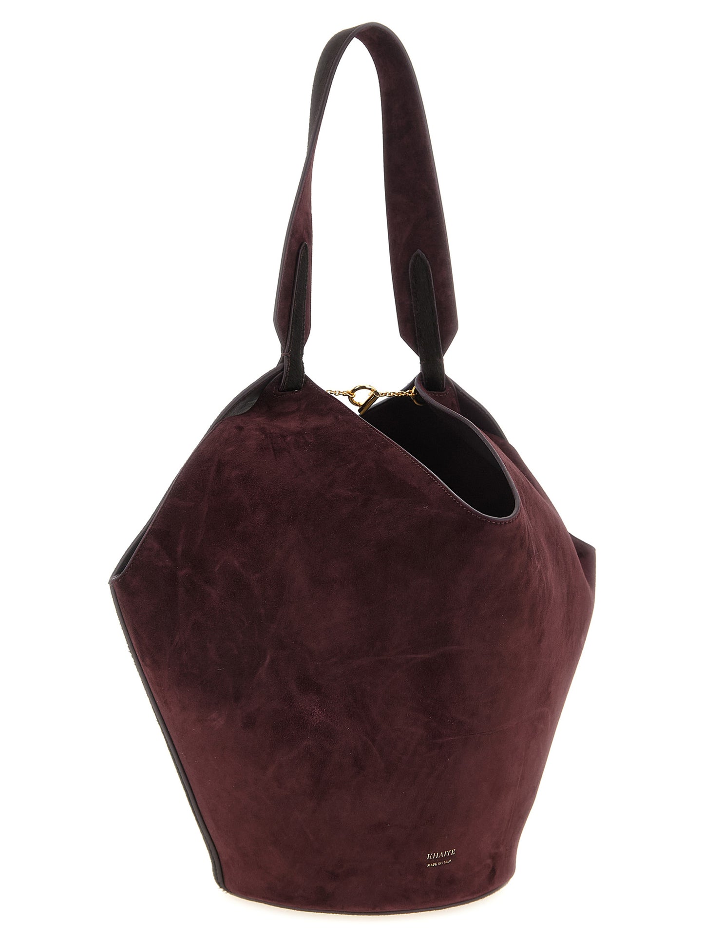 Khaite Bordeaux 'S Small' Mini Tote Bag