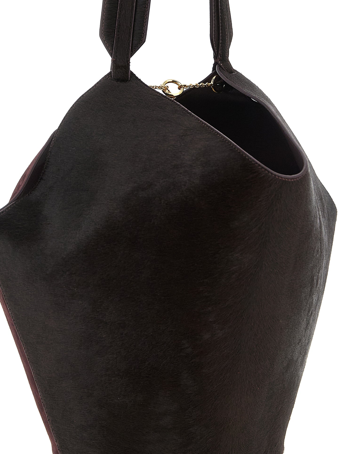 Khaite Bordeaux 'S Small' Mini Tote Bag