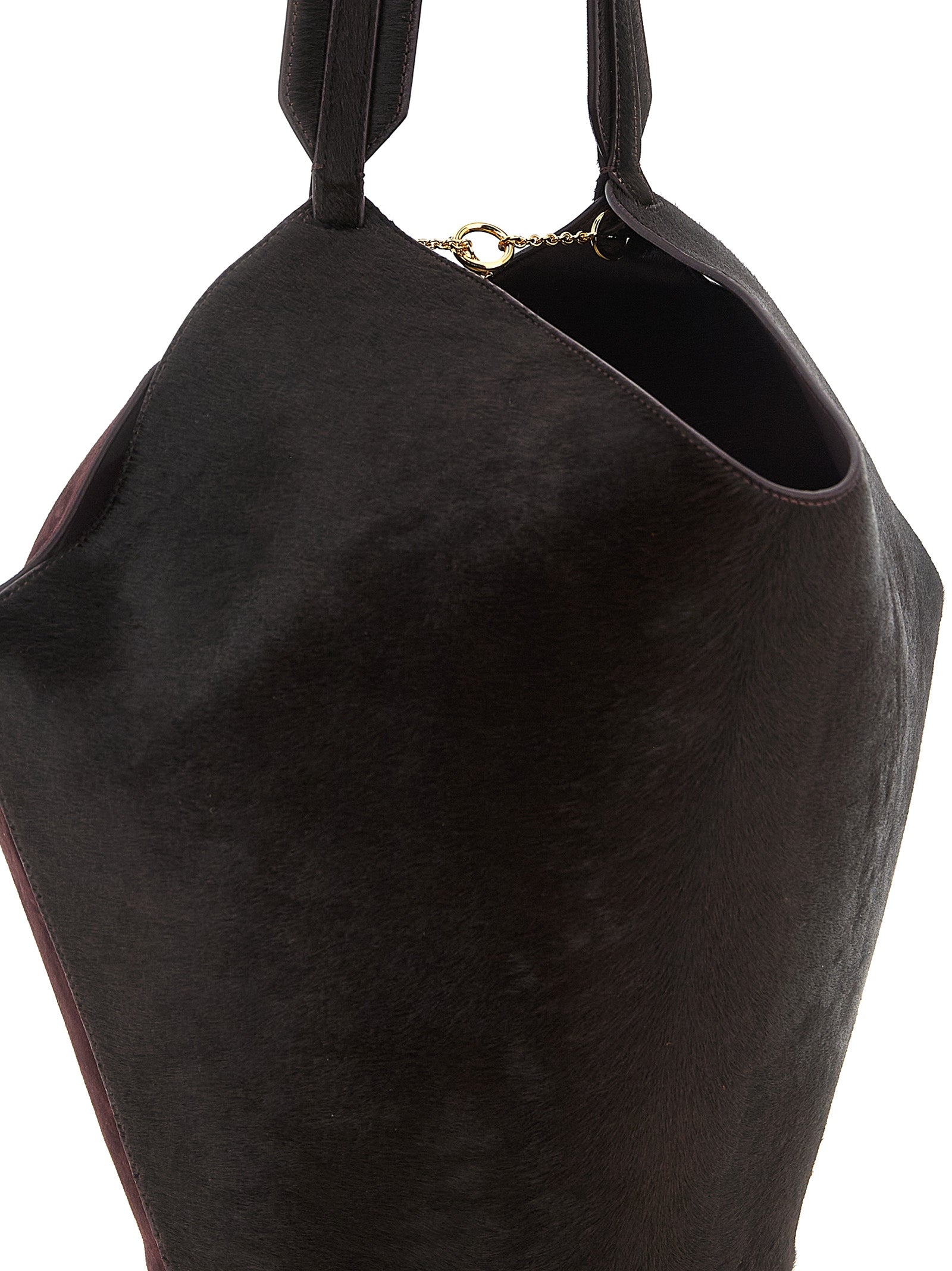 Khaite Bordeaux 'S Small' Mini Tote Bag