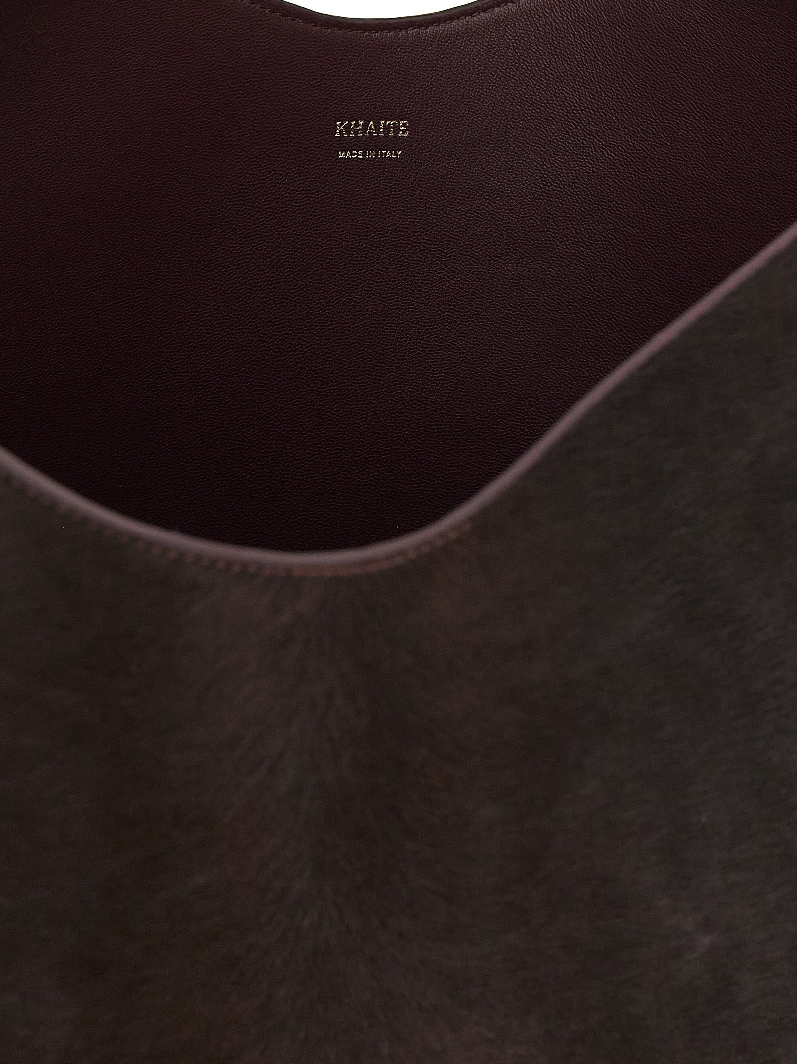 Khaite Bordeaux 'S Small' Mini Tote Bag