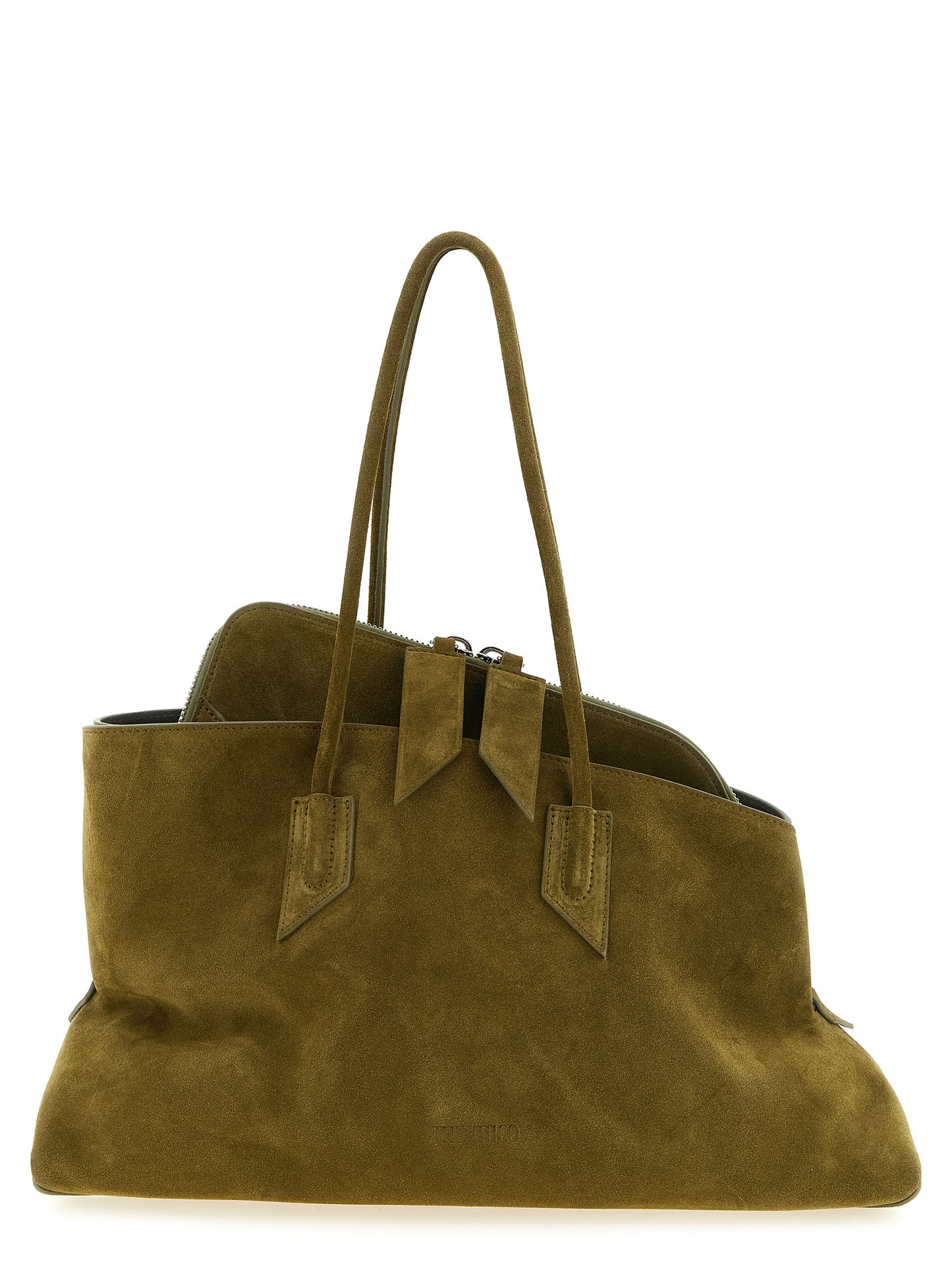 The Attico Bicolor 'La Passeggiata Medium' Shoulder Bag multicolor