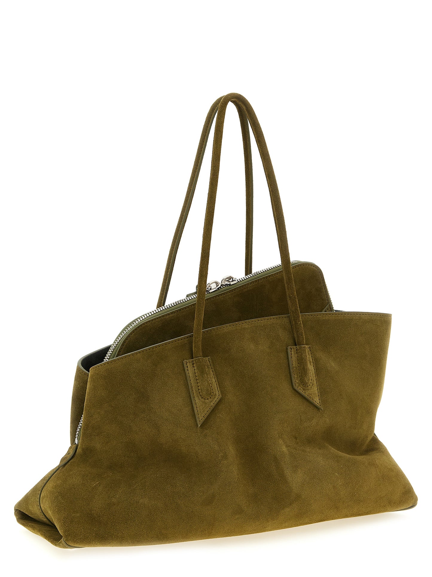 The Attico Bicolor 'La Passeggiata Medium' Shoulder Bag multicolor