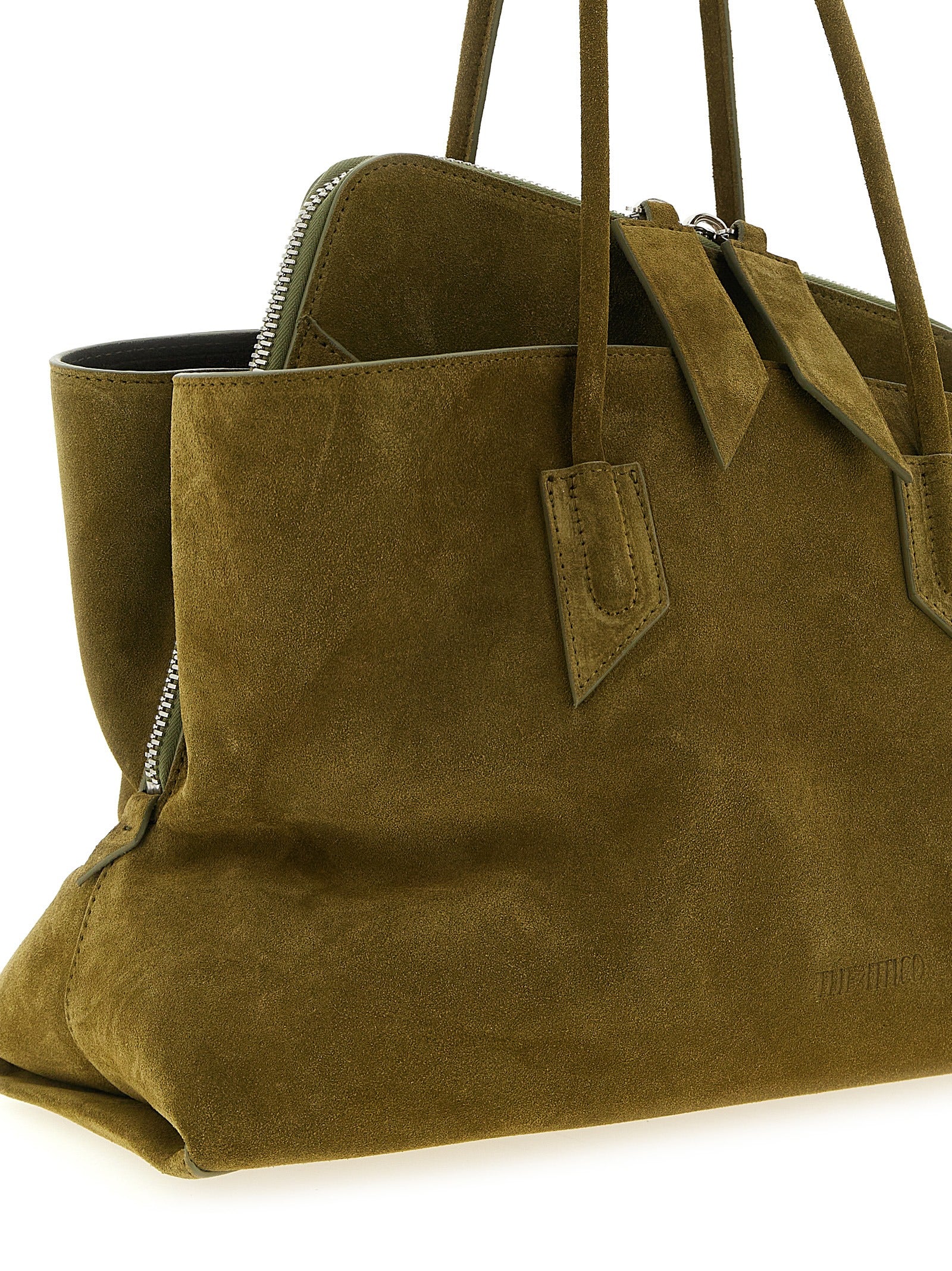 The Attico Bicolor 'La Passeggiata Medium' Shoulder Bag multicolor