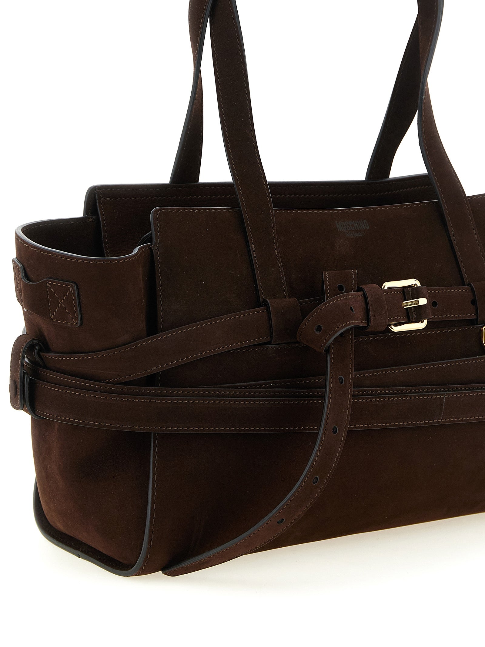 Moschino Brown 'Tie Me' Handbag braun