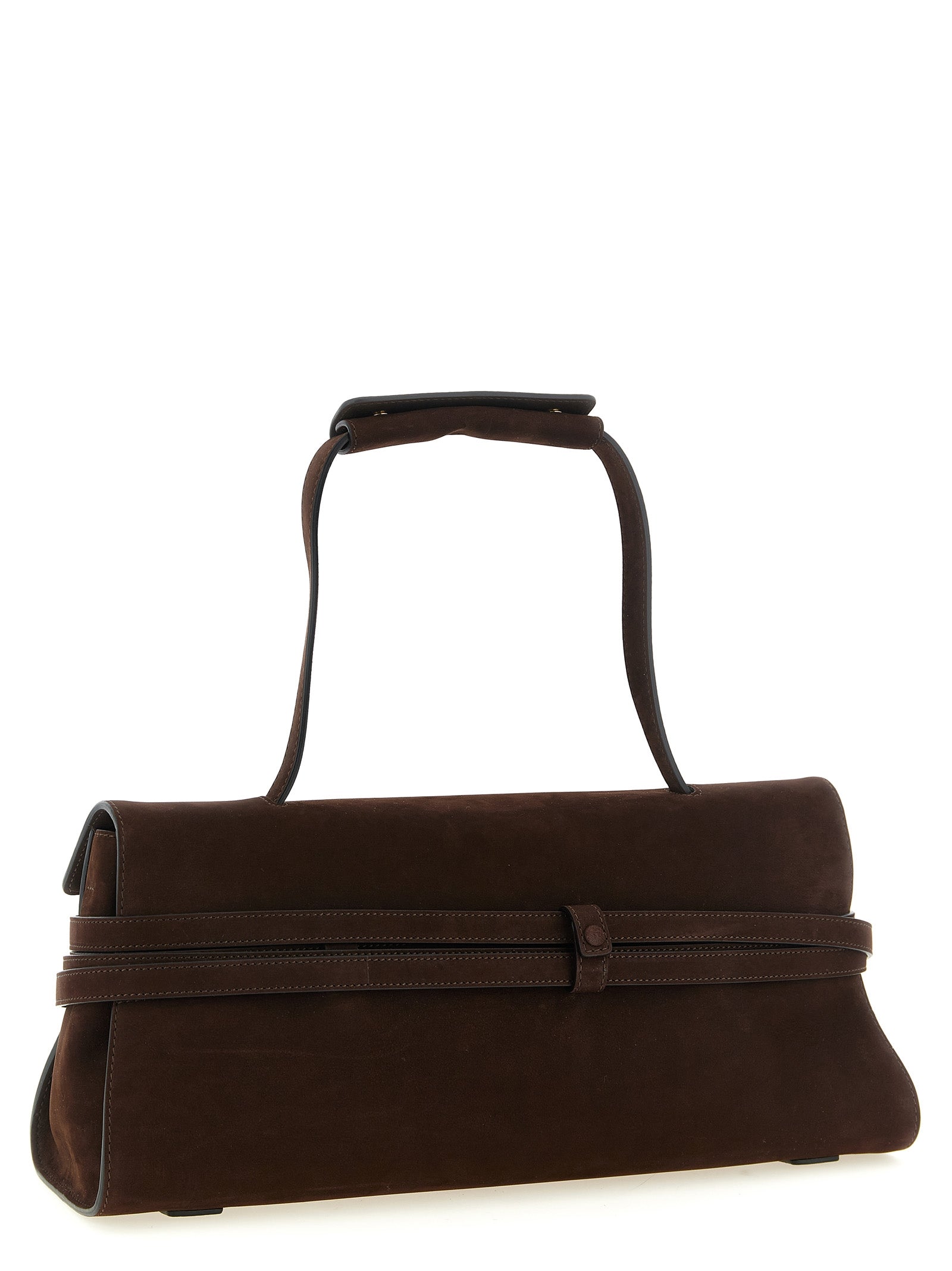Moschino Brown 'Tie Me' Shoulder Bag braun