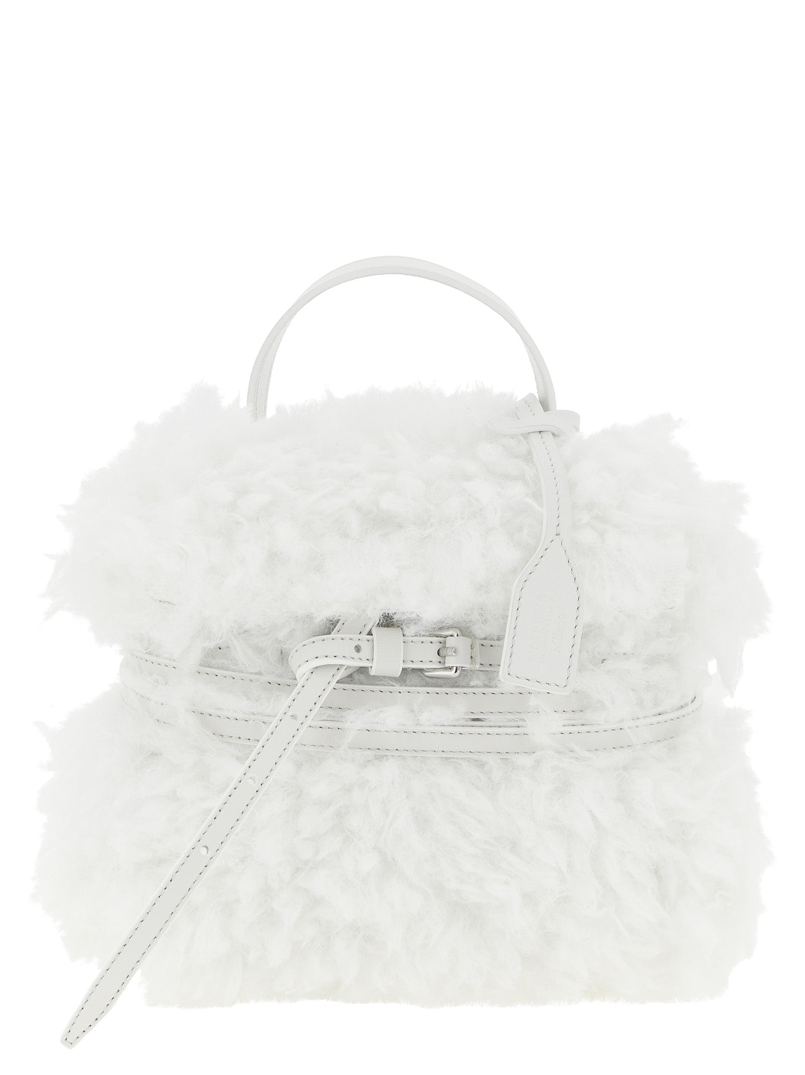 Moschino White 'S Bold' Small Handbag weiss