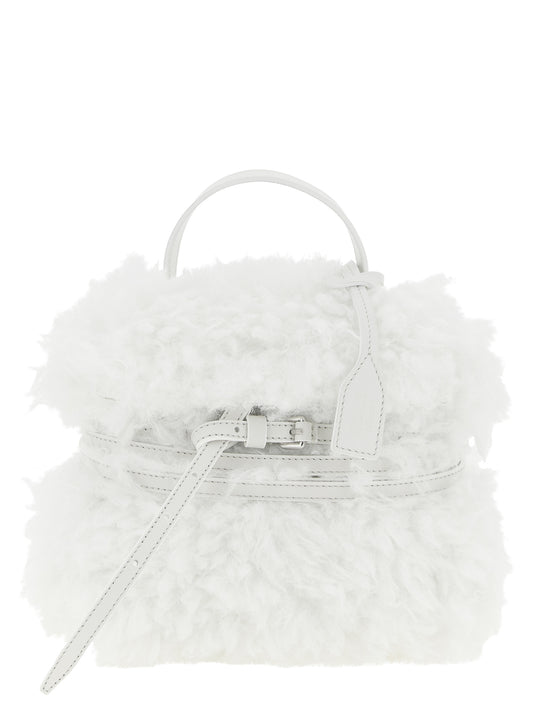 Moschino White 'S Bold' Small Handbag weiss