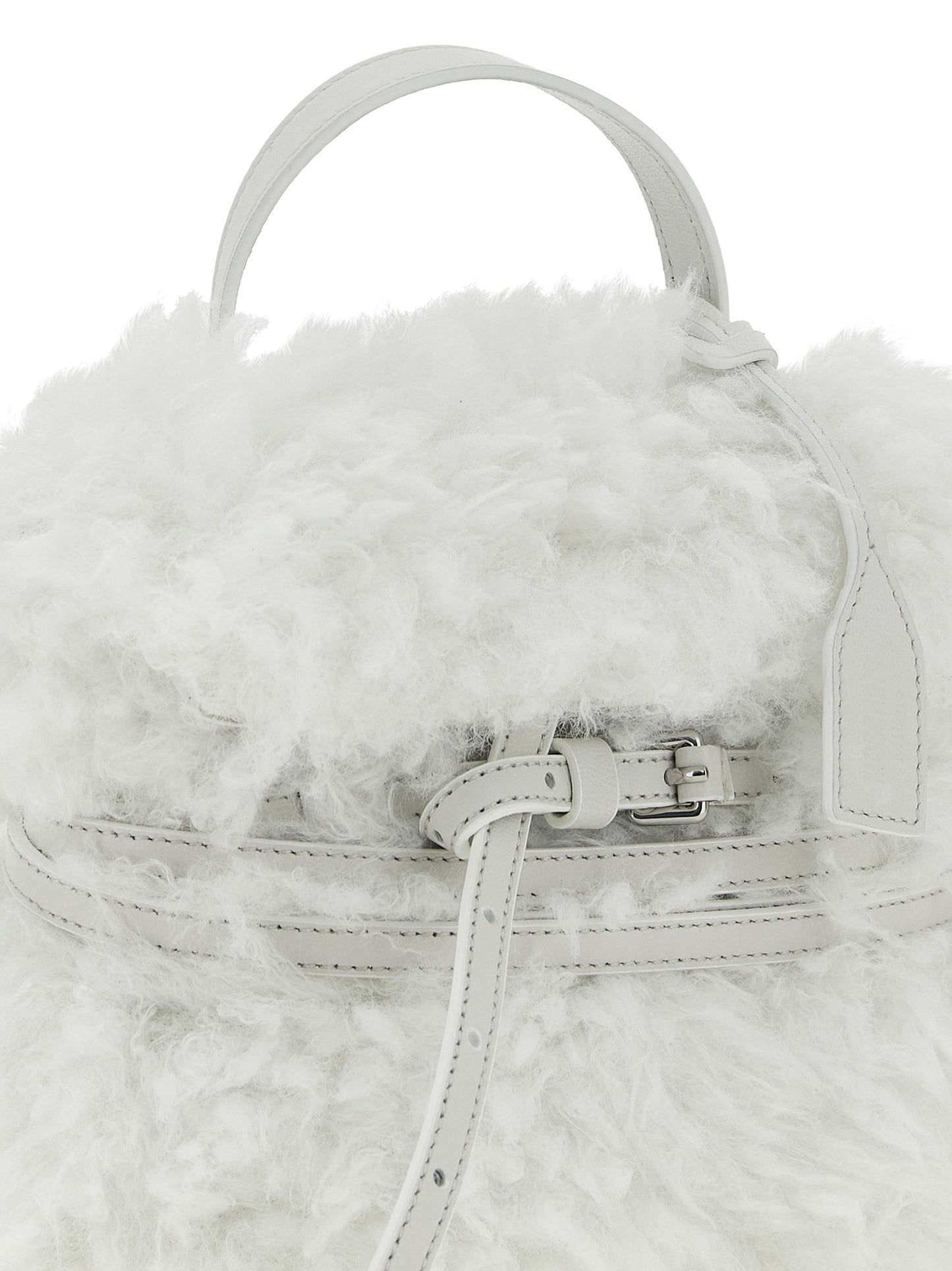 Moschino White 'S Bold' Small Handbag weiss