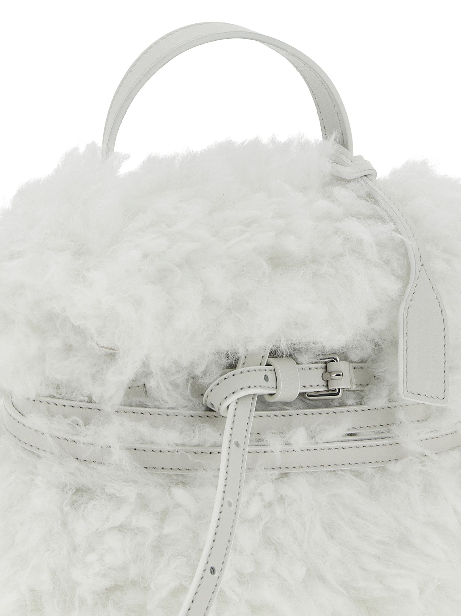 Moschino White 'S Bold' Small Handbag weiss