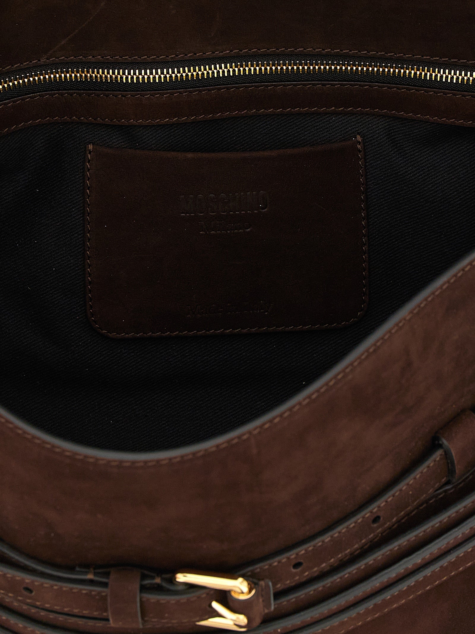 Moschino Brown 'Tie Me' Shoulder Bag braun