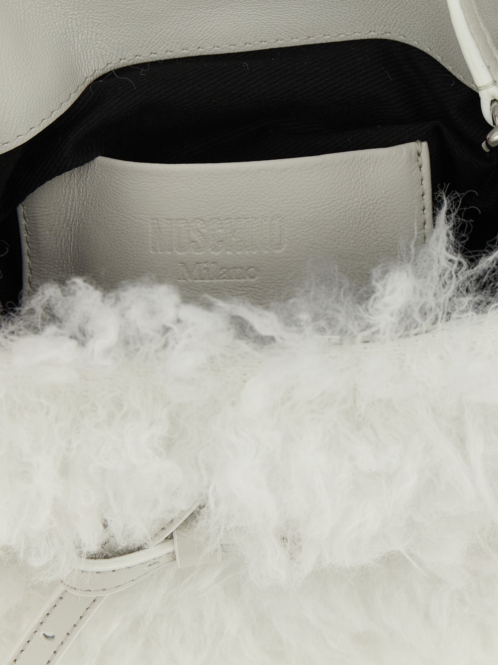 Moschino White 'S Bold' Small Handbag weiss