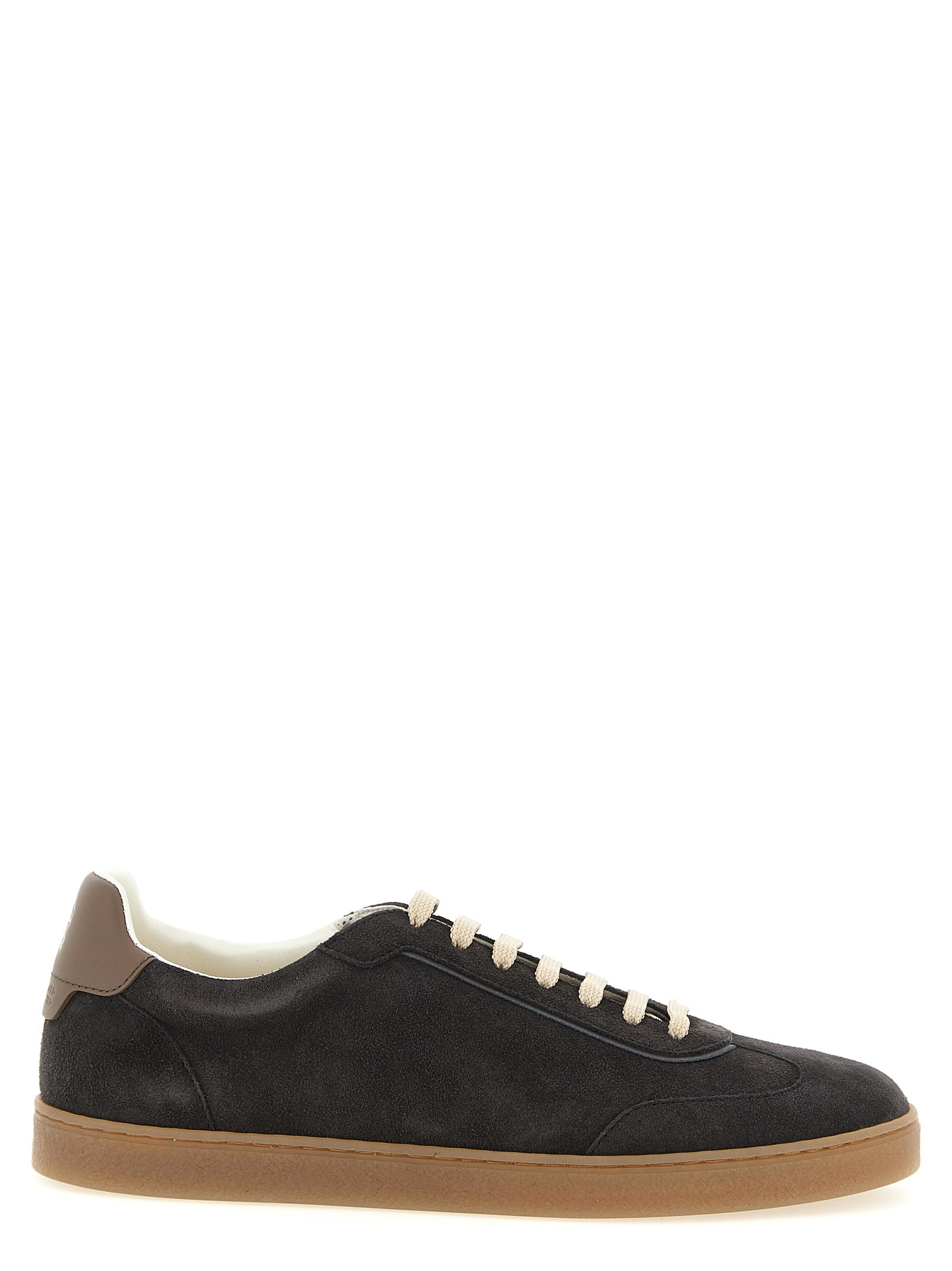Brunello Cucinelli Gray 'Low Top' Sneakers grau