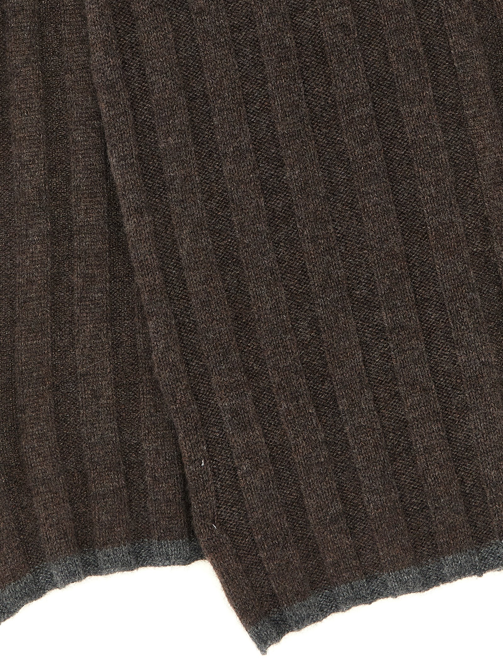 Brunello Cucinelli Brown Cashmere Scarf braun