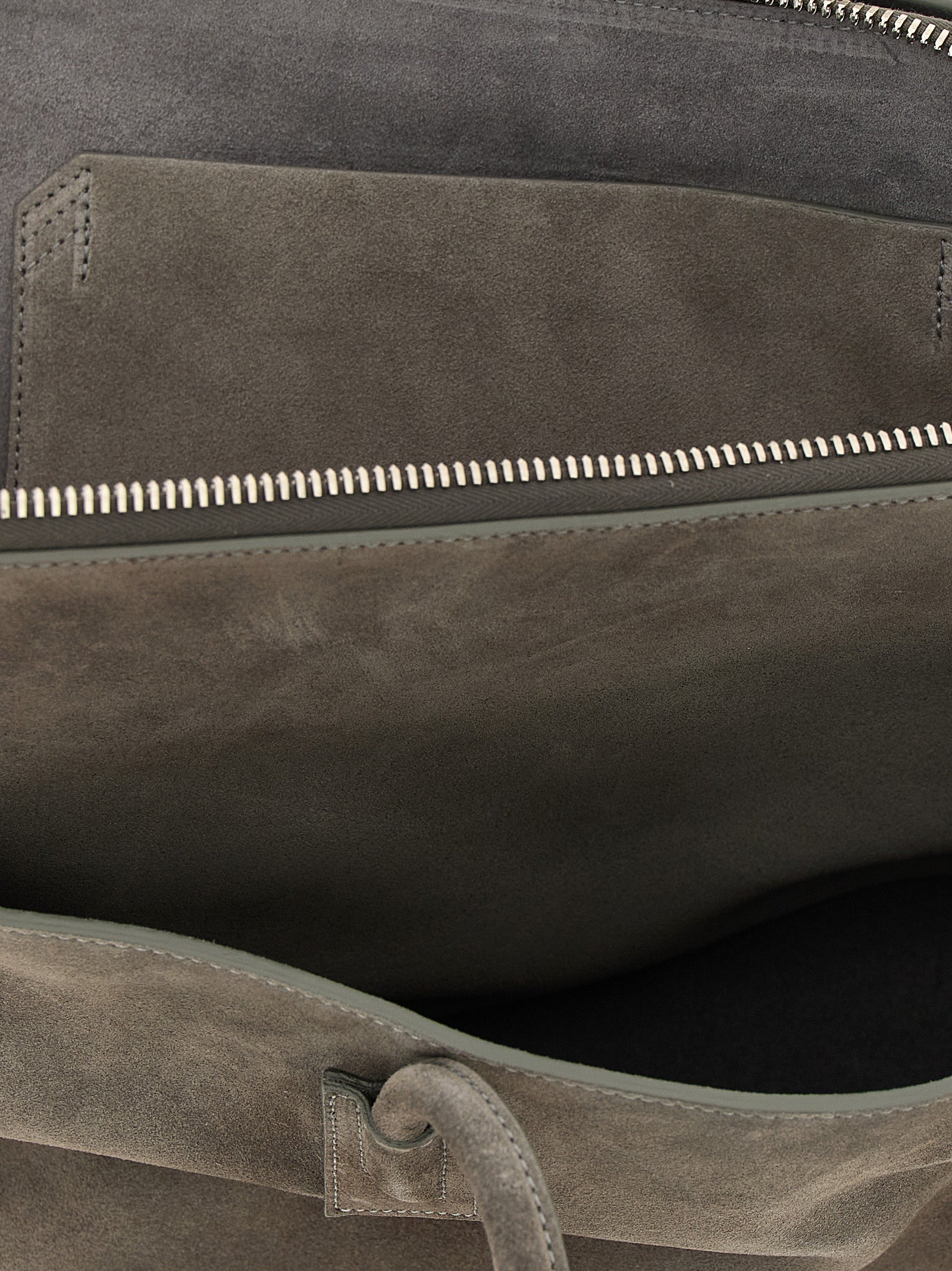 The Attico Gray 'La Passeggiata Medium' Shoulder Bag grau