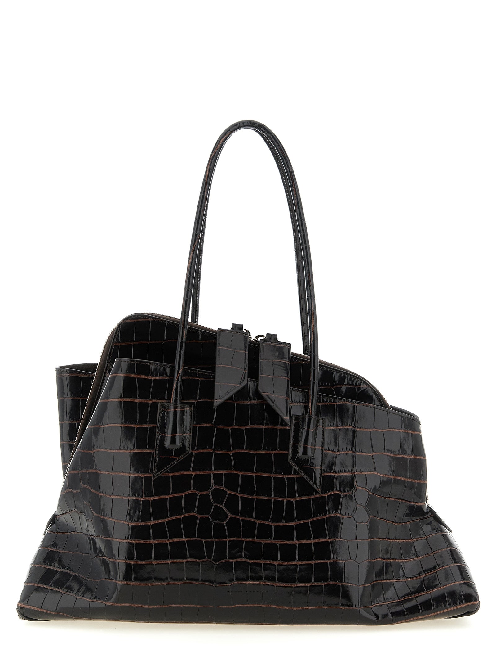 The Attico Brown 'La Passeggiata Medium' Shoulder Bag braun
