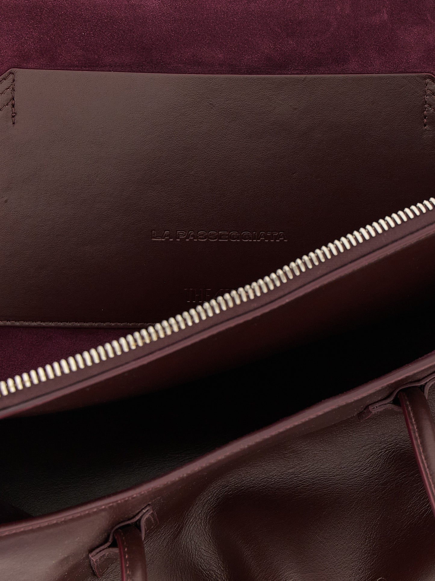 The Attico Purple 'La Passeggiata Medium' Shoulder Bag lila