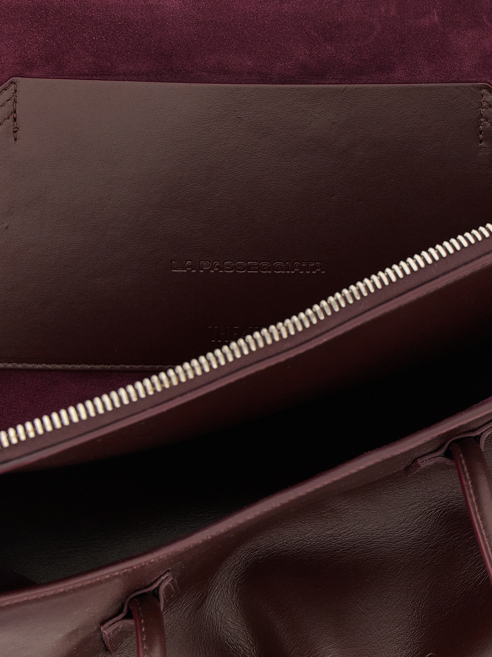 The Attico Purple 'La Passeggiata Medium' Shoulder Bag lila