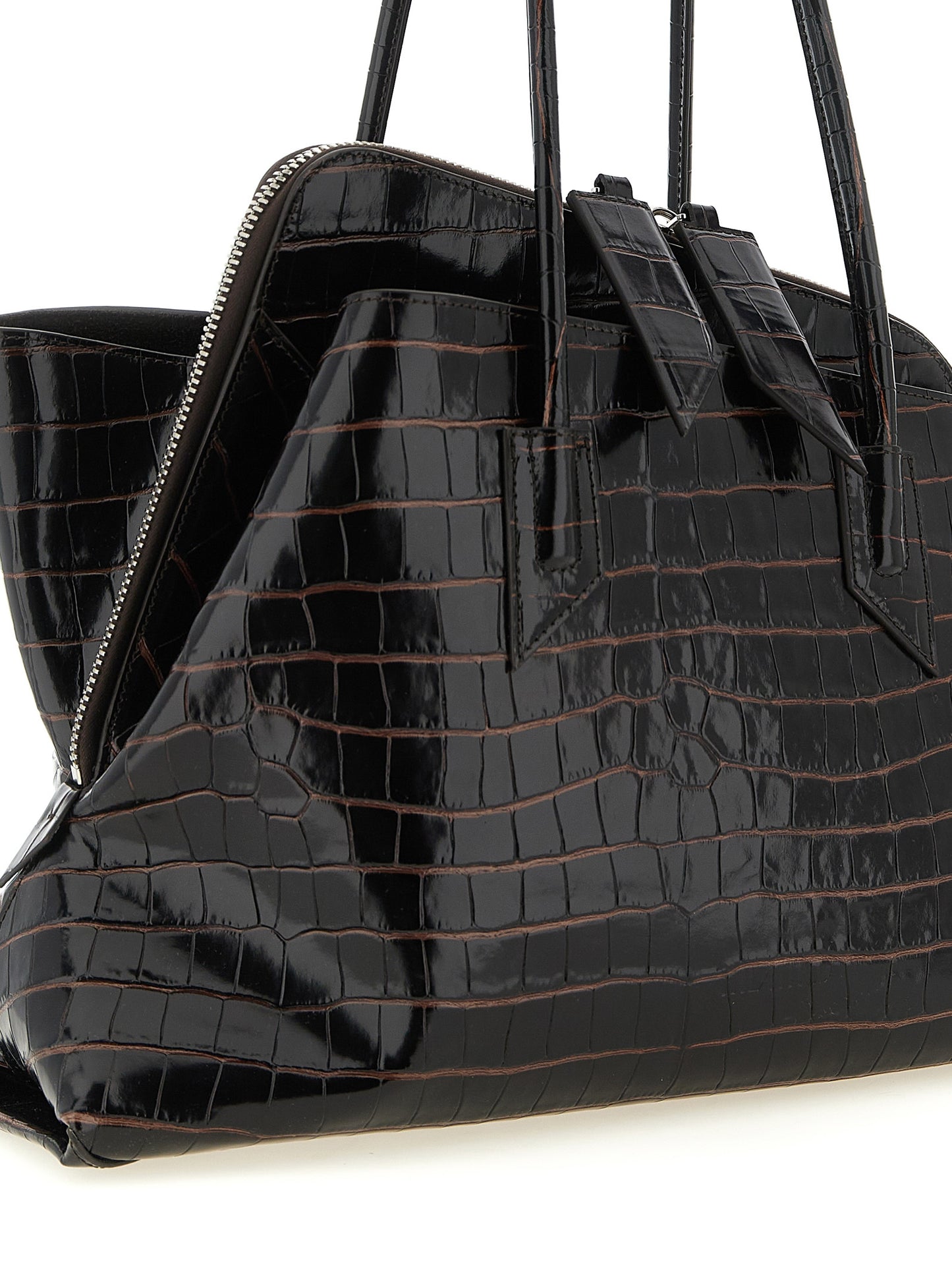 The Attico Brown 'La Passeggiata Medium' Shoulder Bag braun