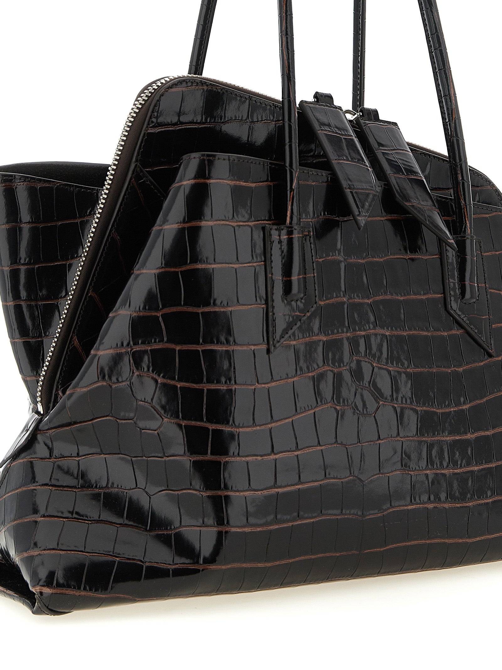 The Attico Brown 'La Passeggiata Medium' Shoulder Bag braun