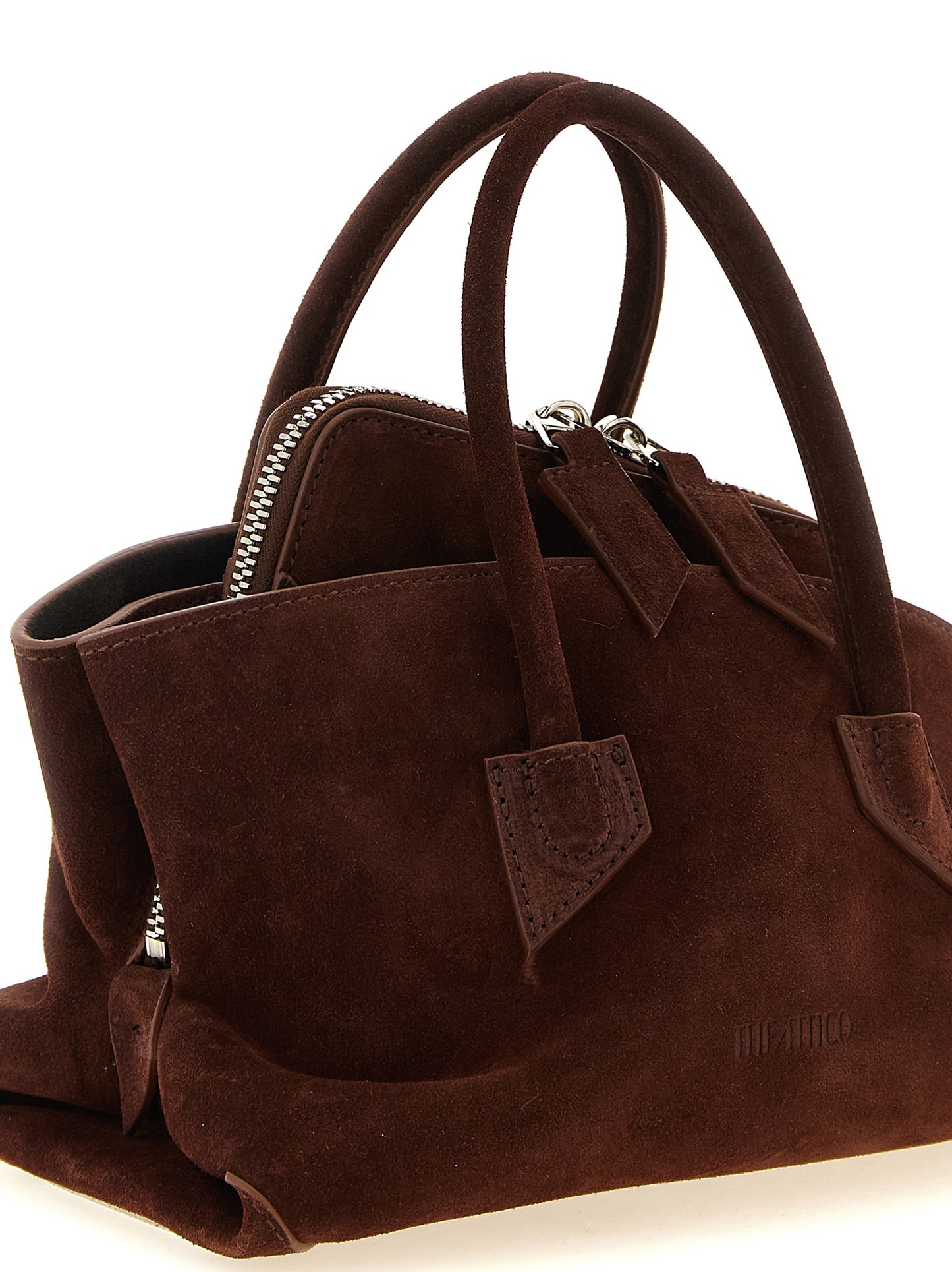 The Attico Brown La Passeggiata Mini Handbag braun