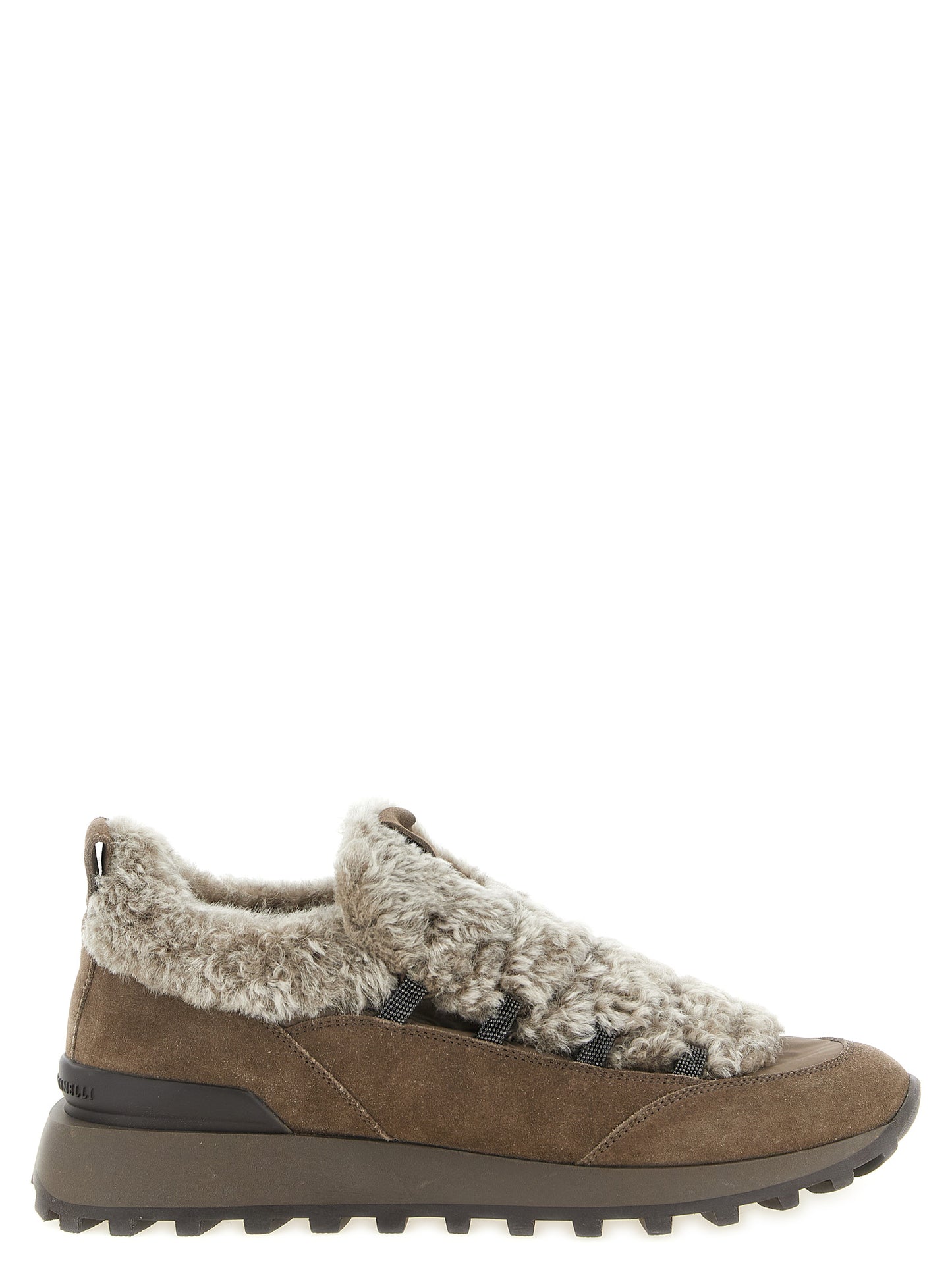 Brunello Cucinelli Brown 'Monile' Sneakers braun