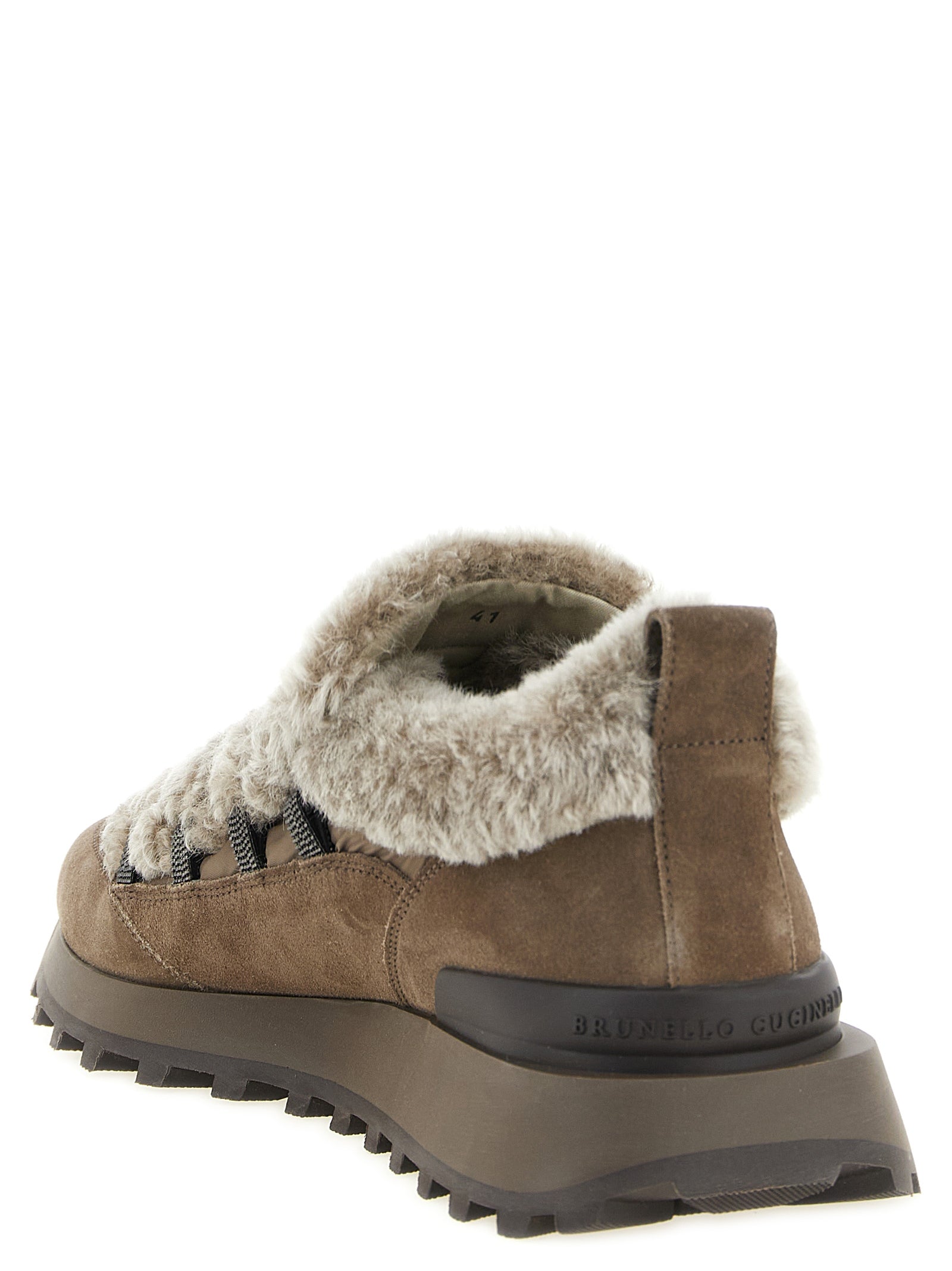 Brunello Cucinelli Brown 'Monile' Sneakers braun