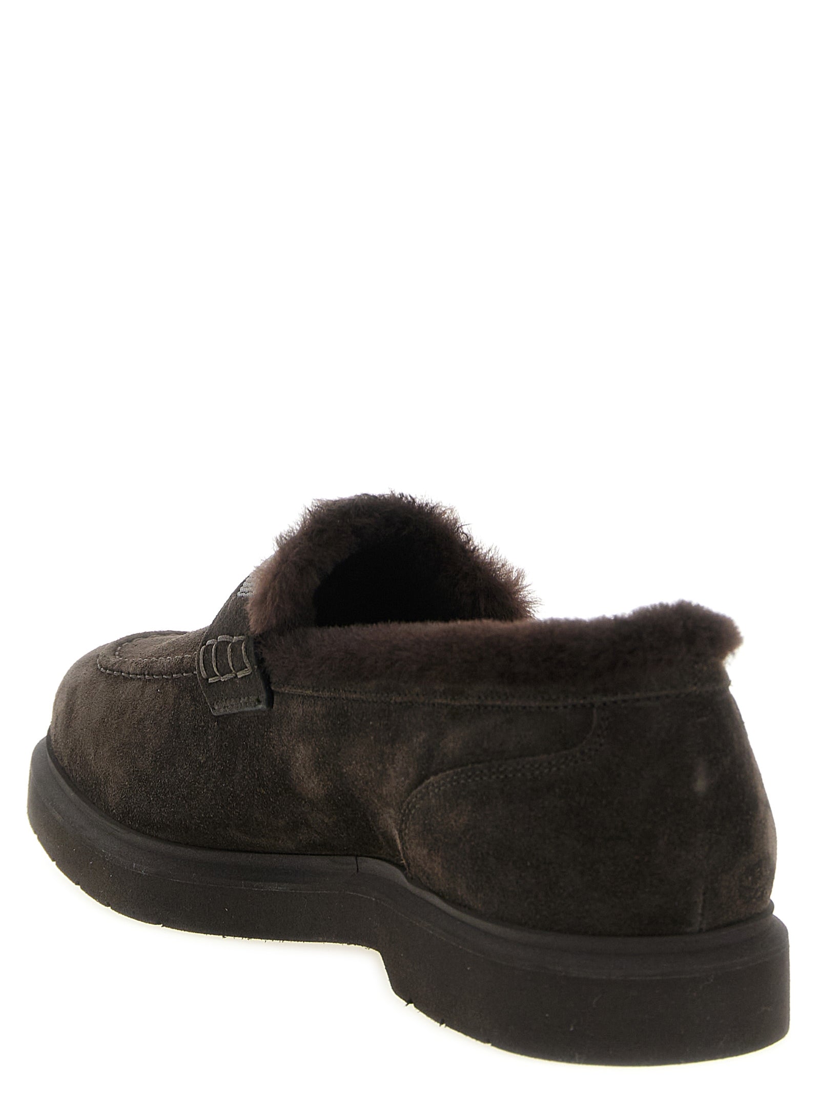 Brunello Cucinelli Brown 'S Exquisite' Micro Loafers braun