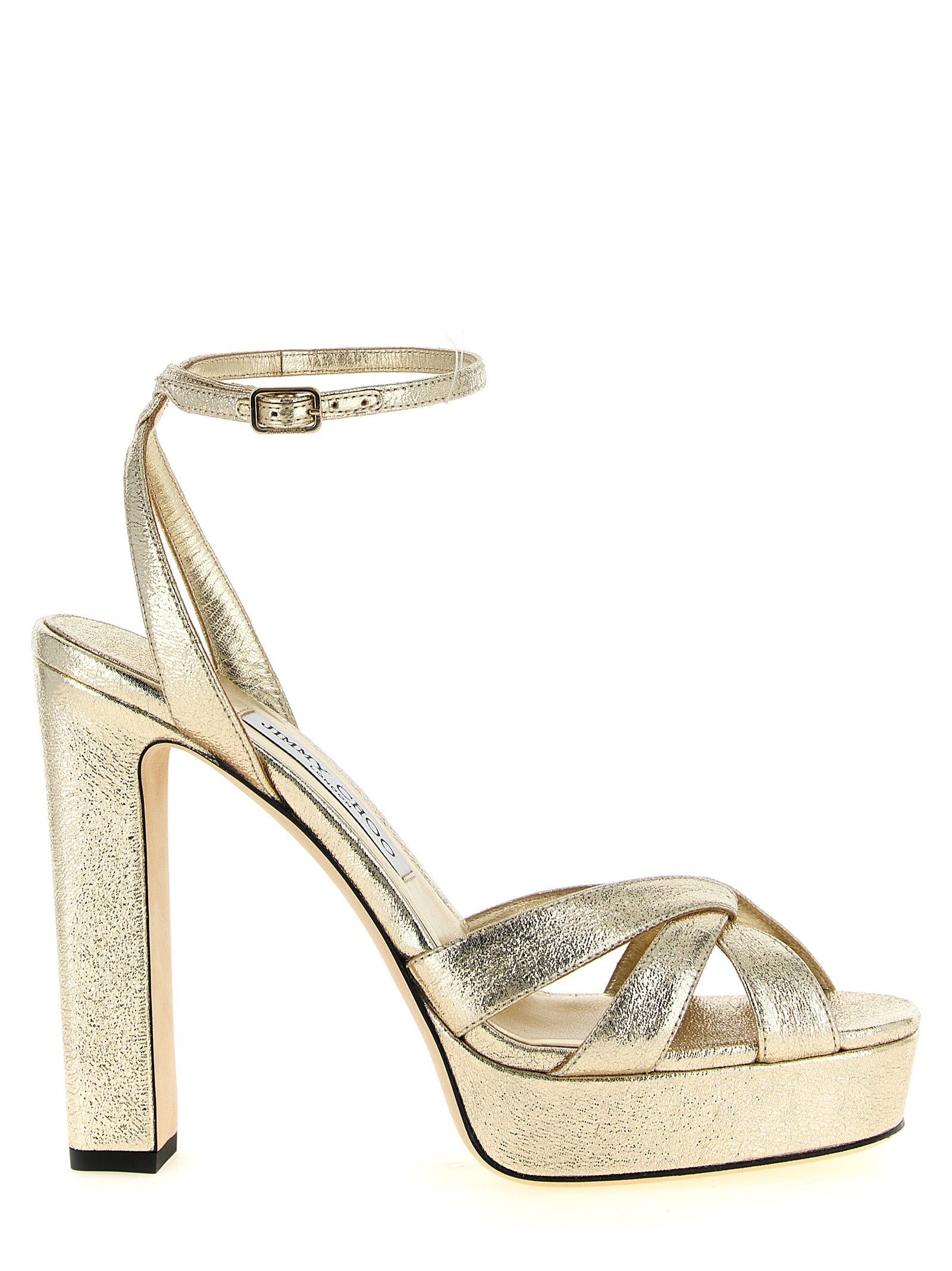 Jimmy Choo Gold 'Kove' Sandals