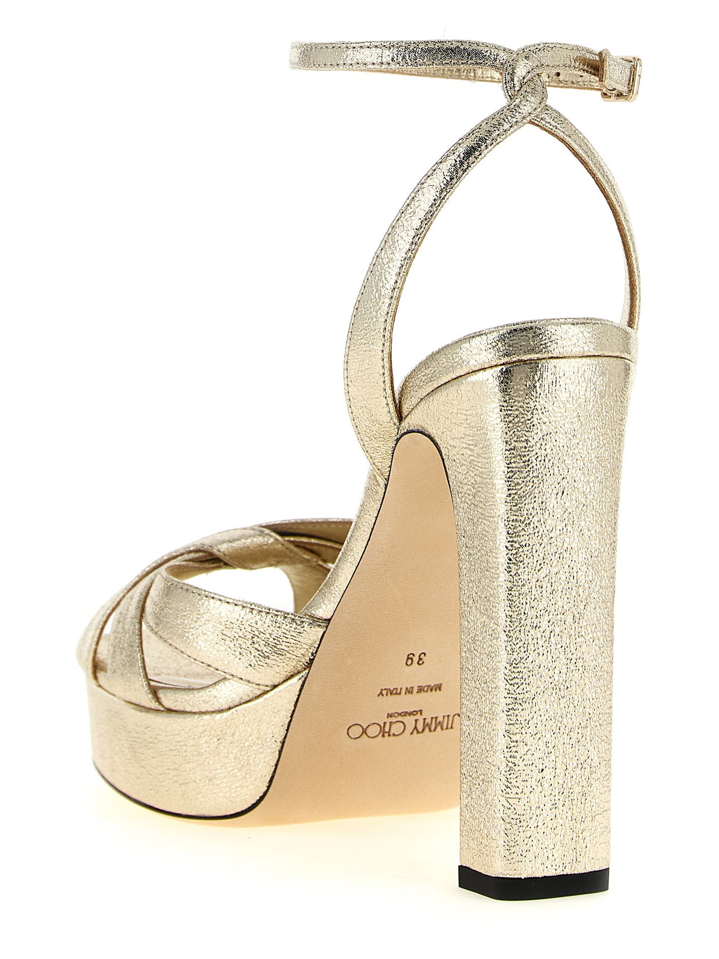 Jimmy Choo Gold 'Kove' Sandals