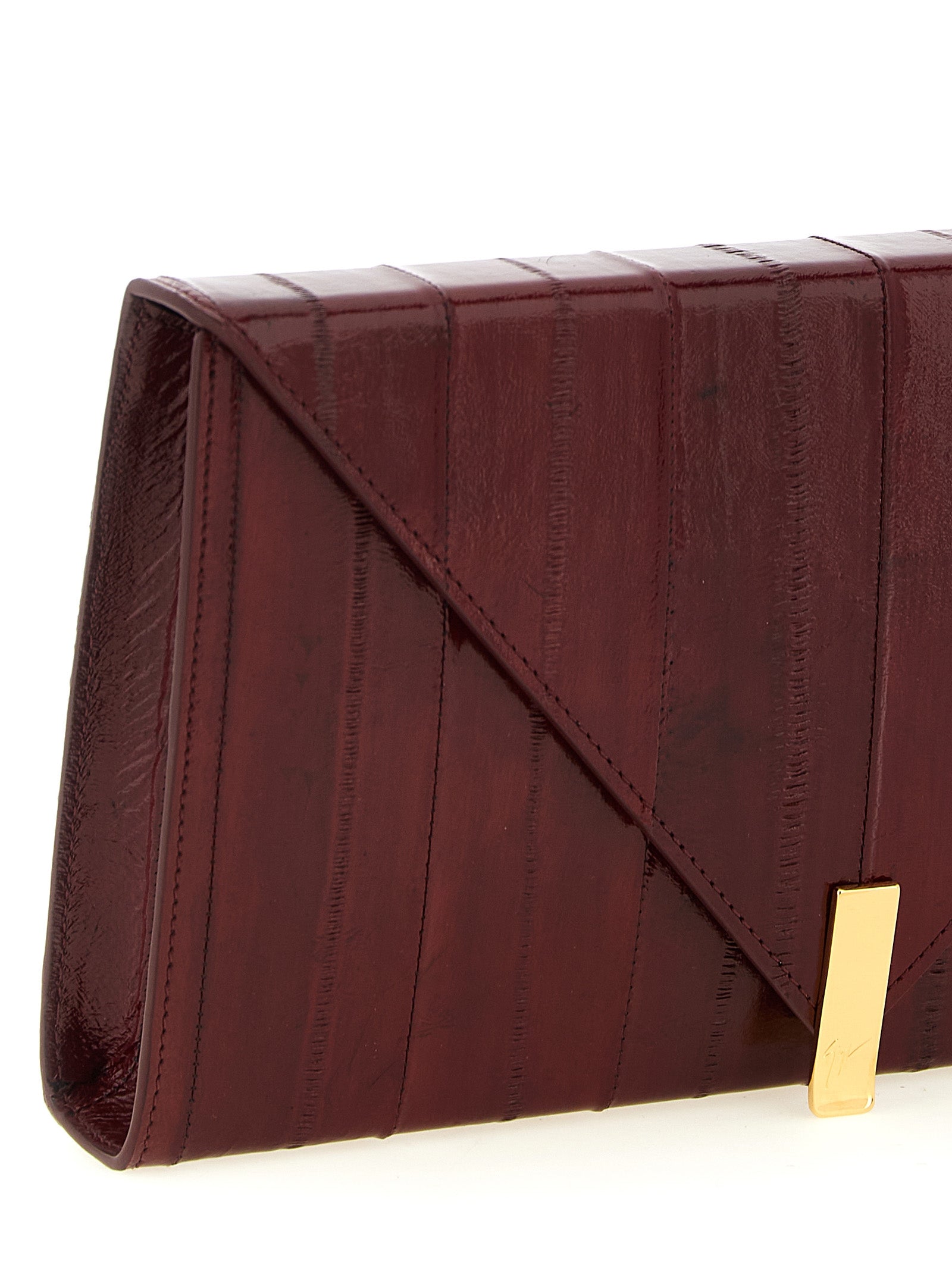 Giuseppe Zanotti Bordeaux 'Tuxedo' Clutch