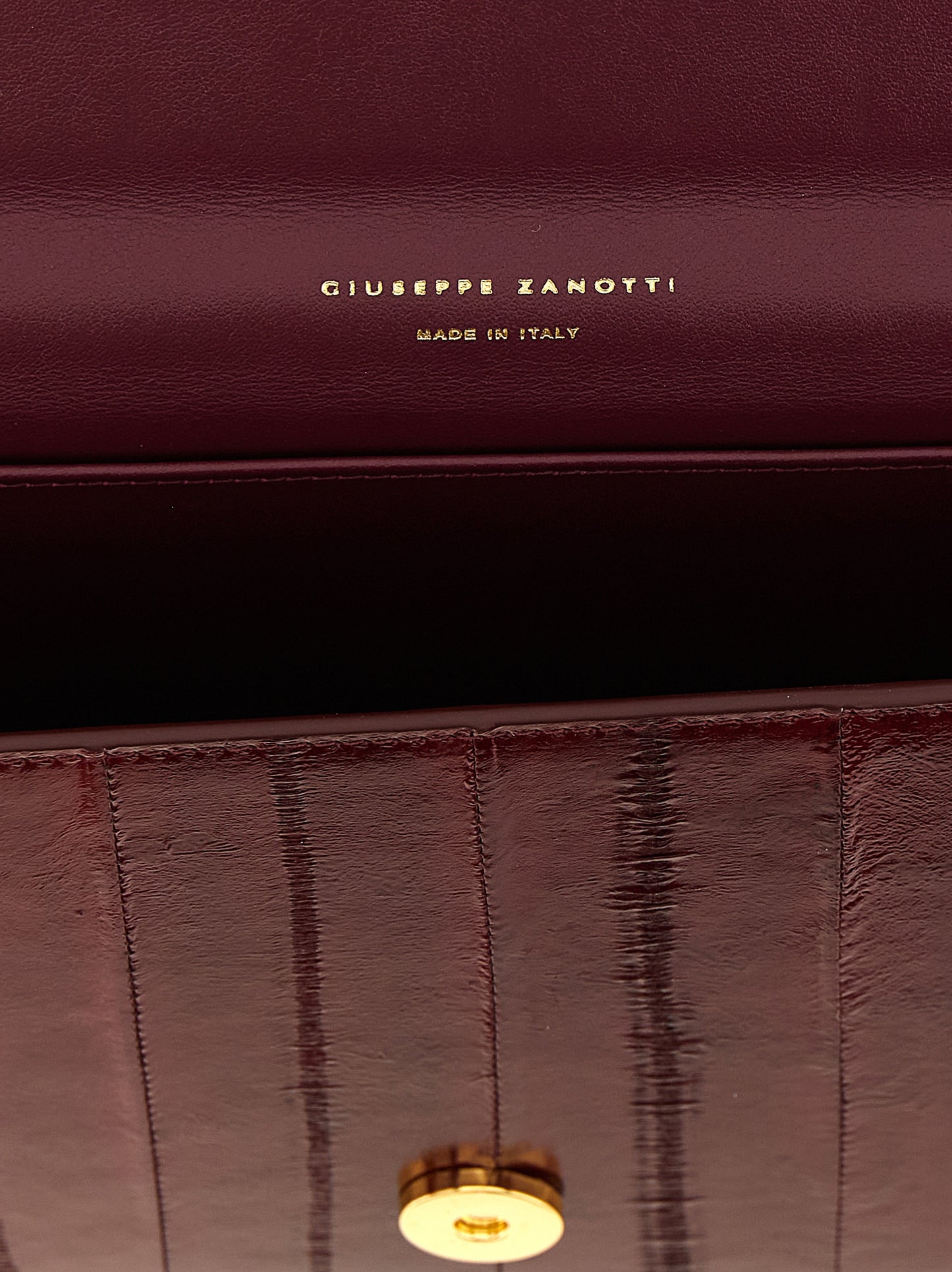 Giuseppe Zanotti Bordeaux 'Tuxedo' Clutch