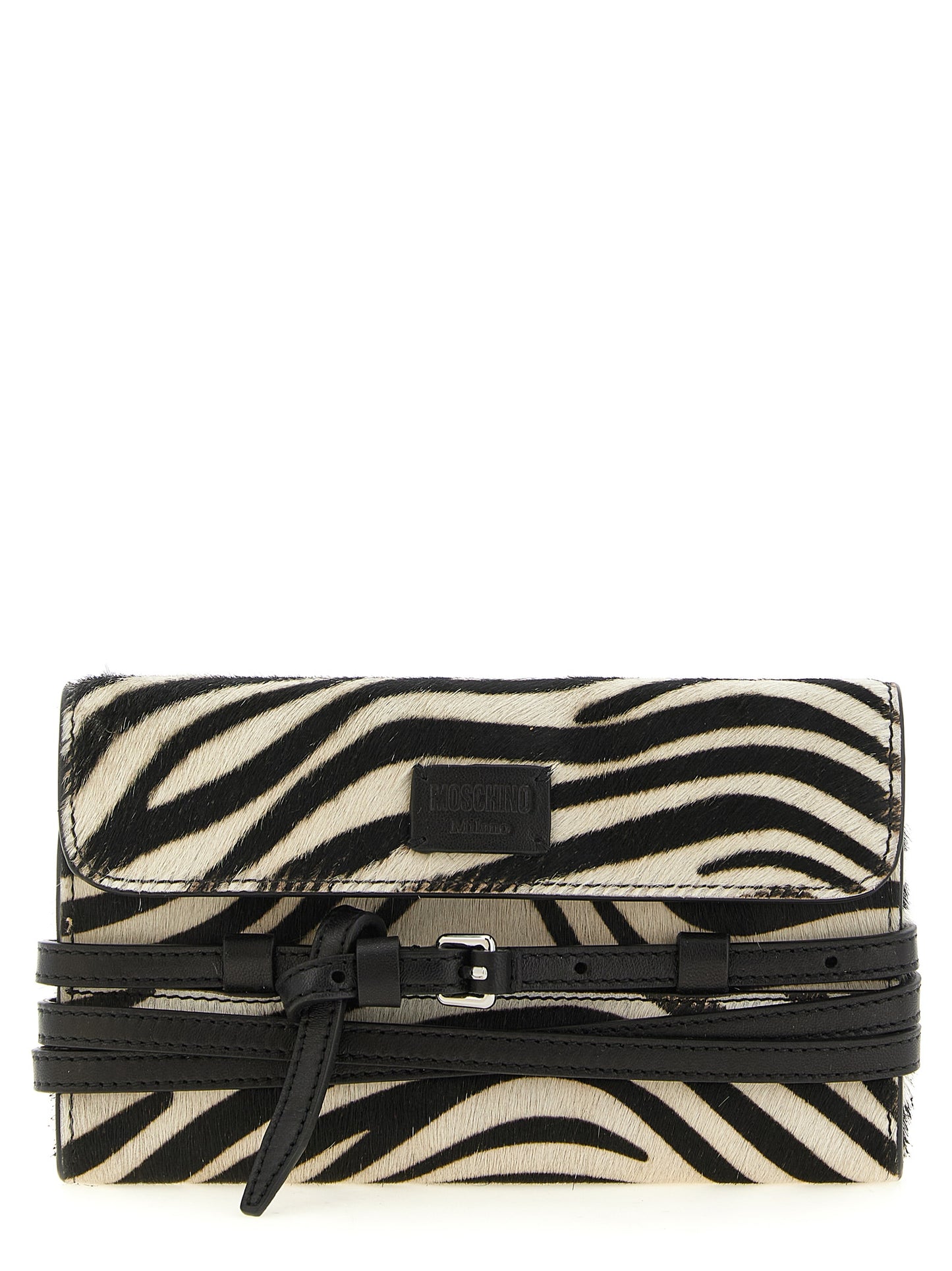 Moschino Bicolor 'Tie Me' Mini Wallet multicolor