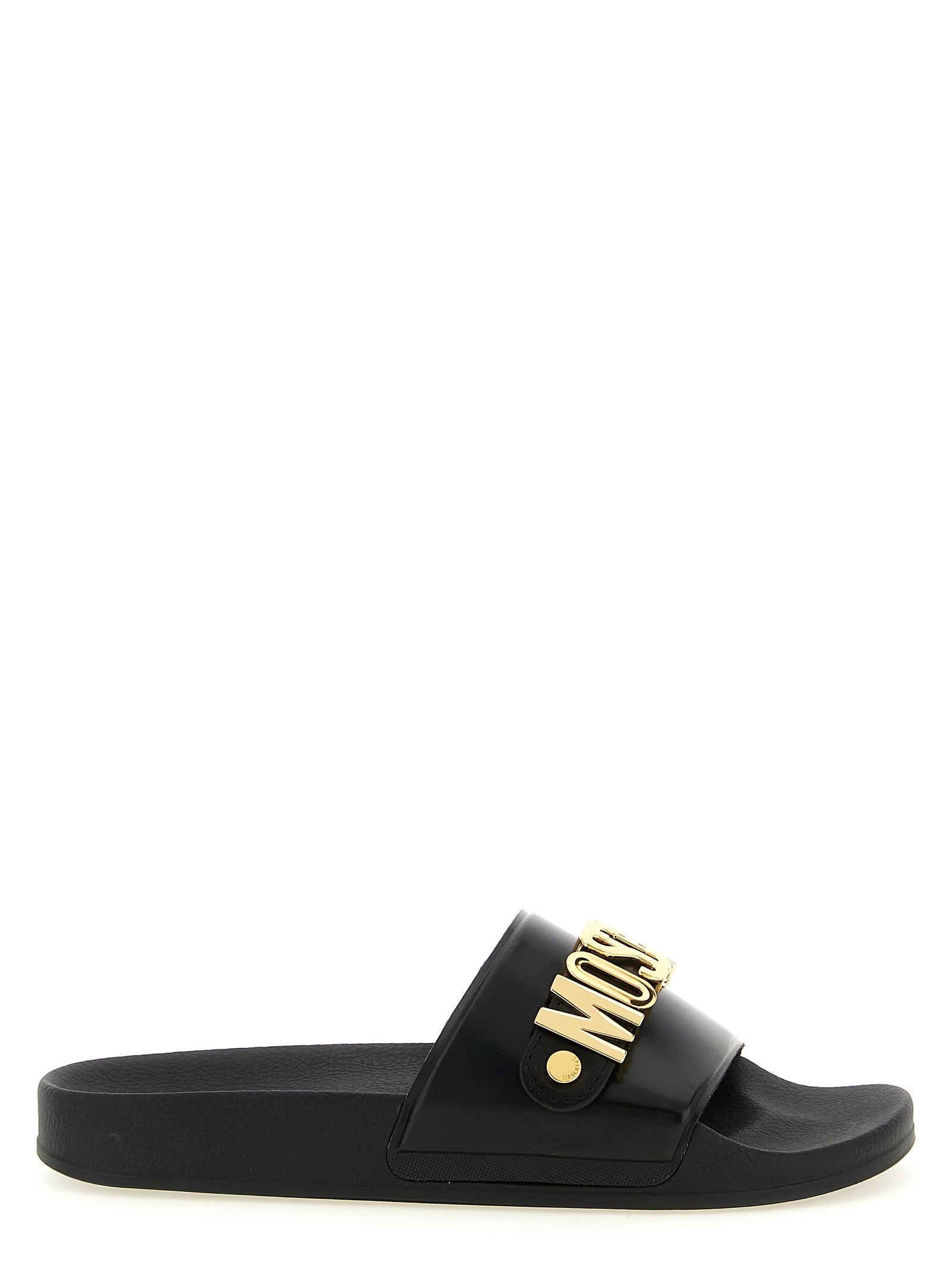 Moschino Gold 'Pool' Sandals