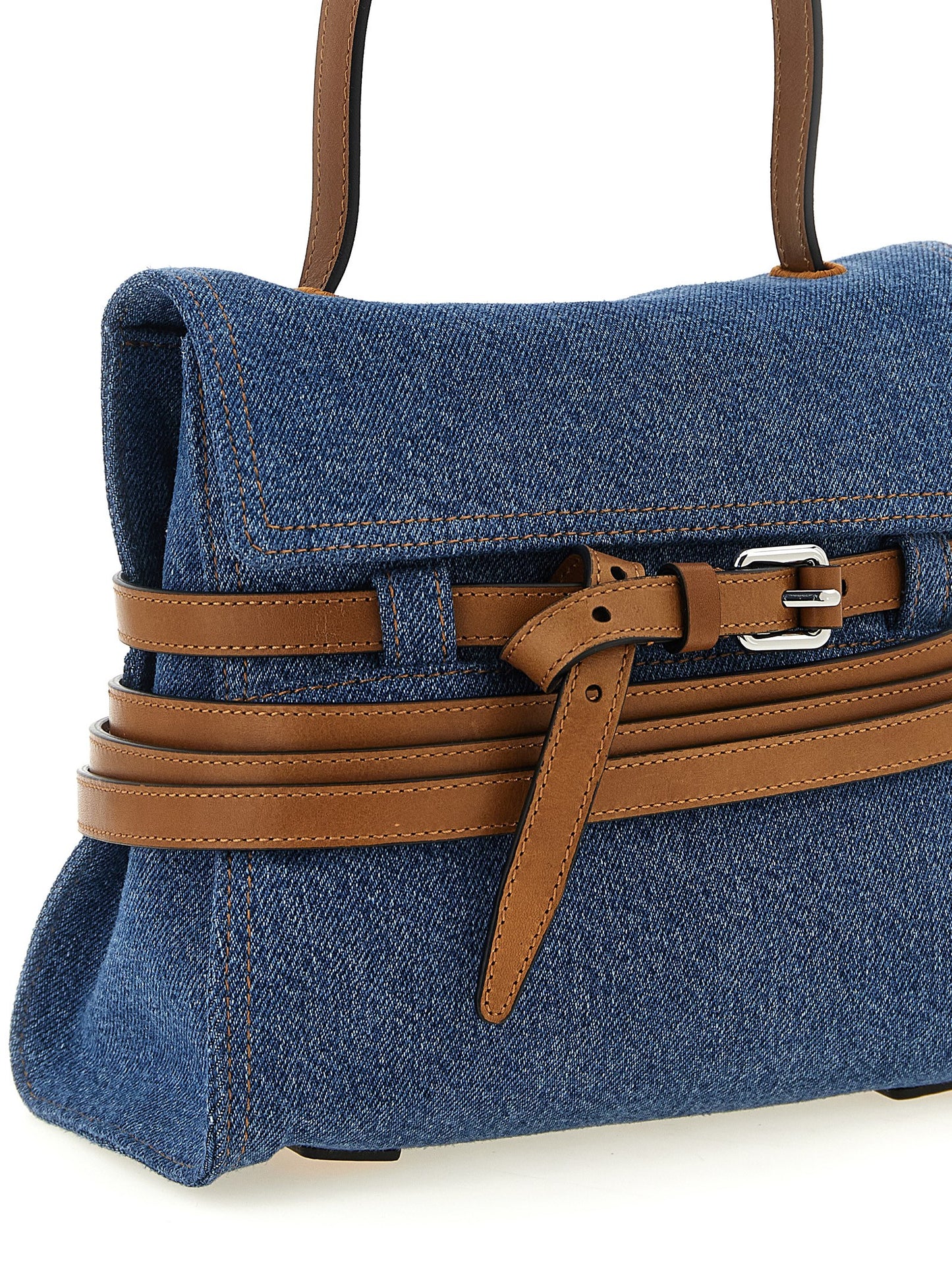 Moschino Blue 'Tie Me' Handbag blau