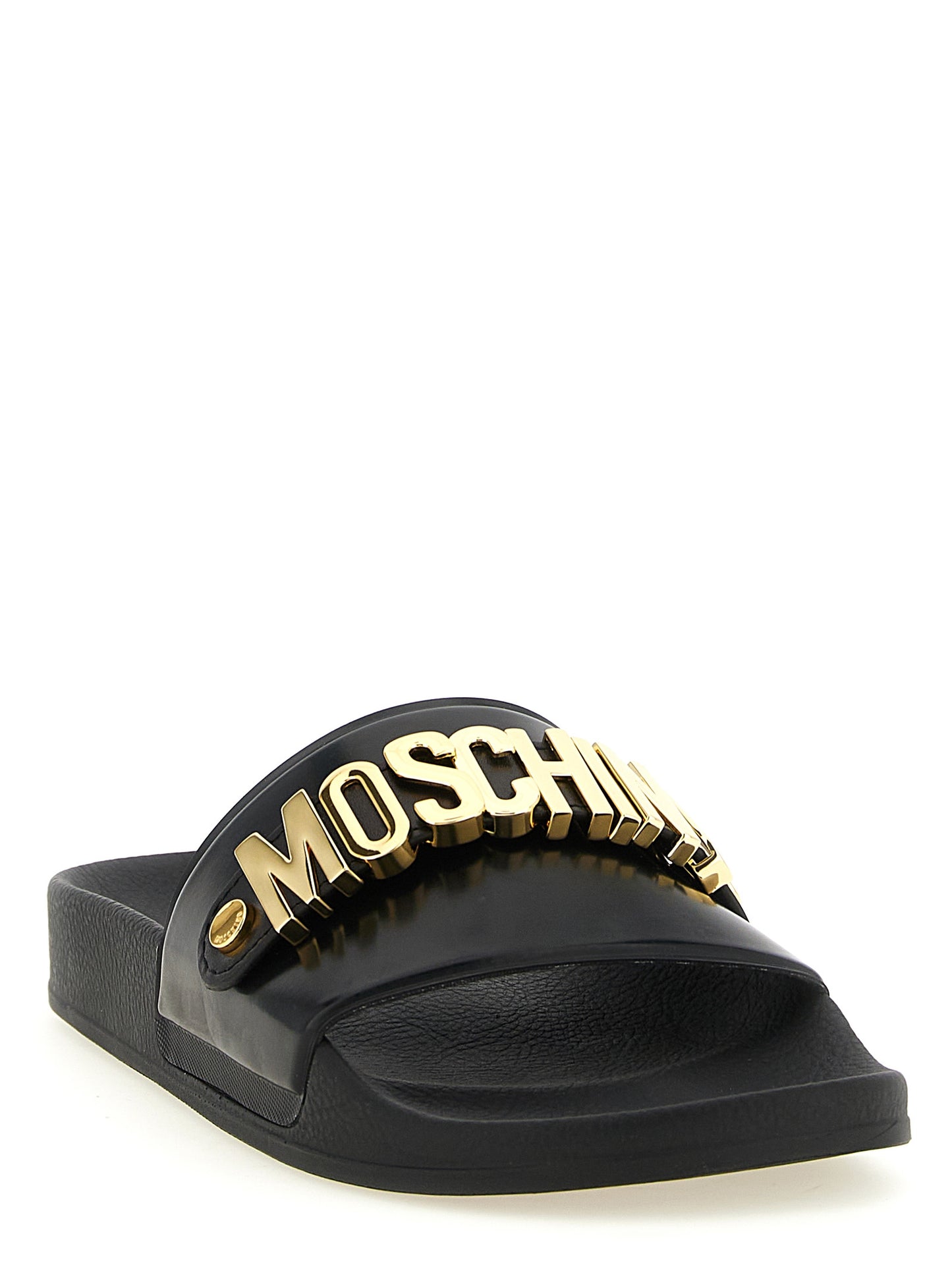 Moschino Gold 'Pool' Sandals