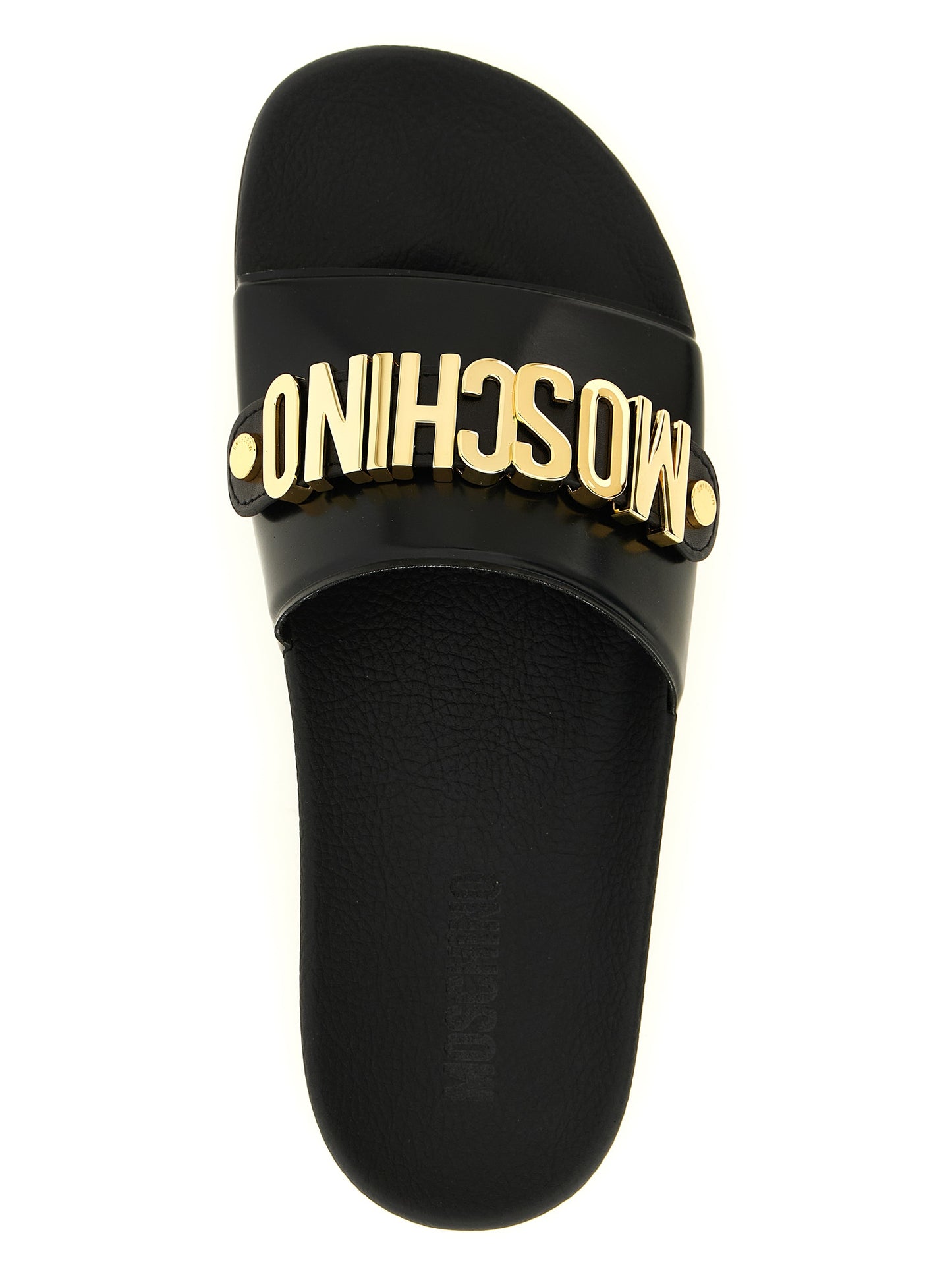 Moschino Gold 'Pool' Sandals