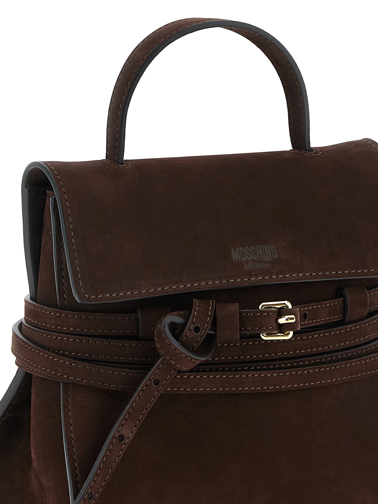 Moschino Brown 'Tie Me' Handbag braun