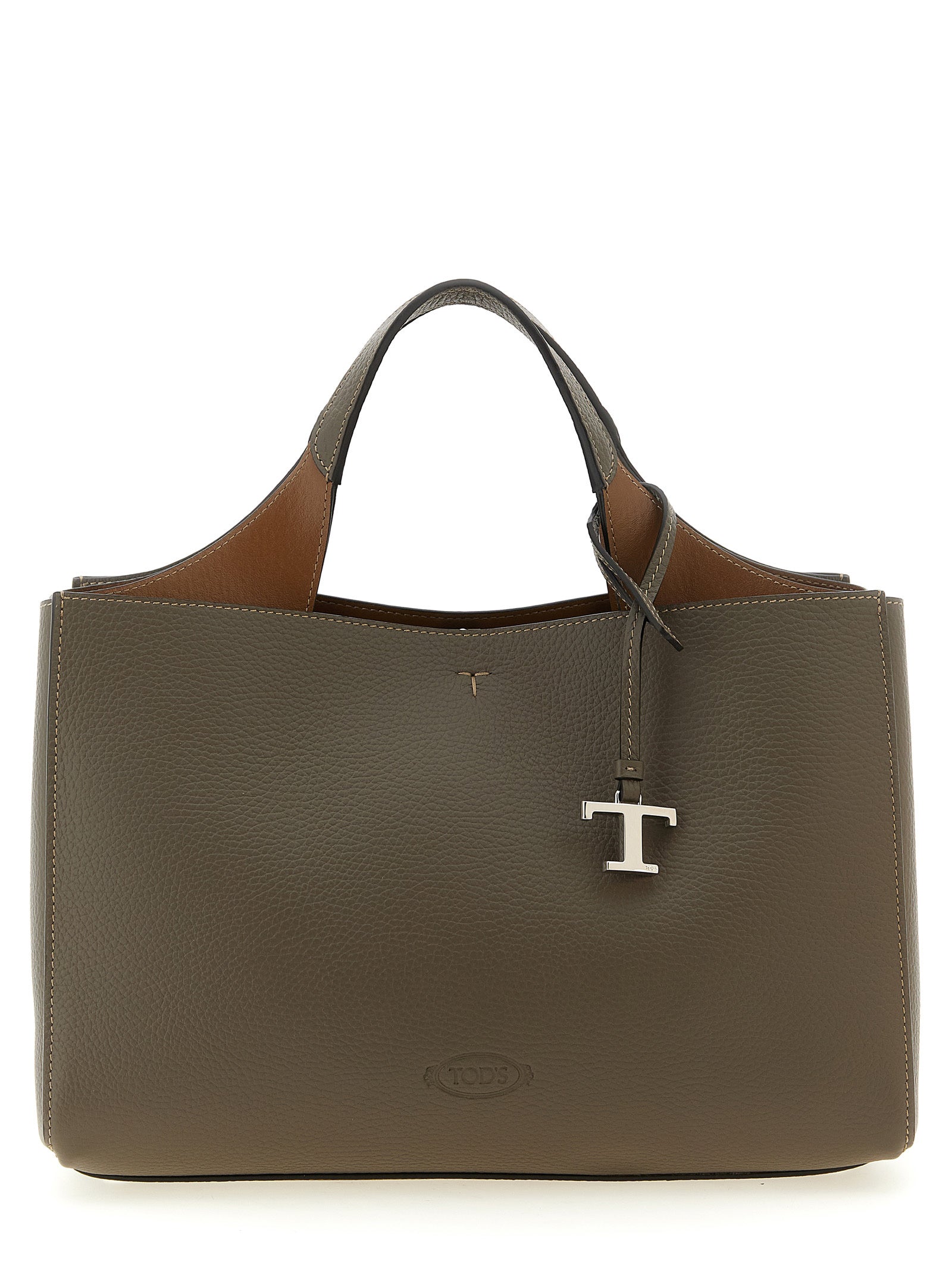 Tod's Gray 'T Timeless' Small Handbag grau