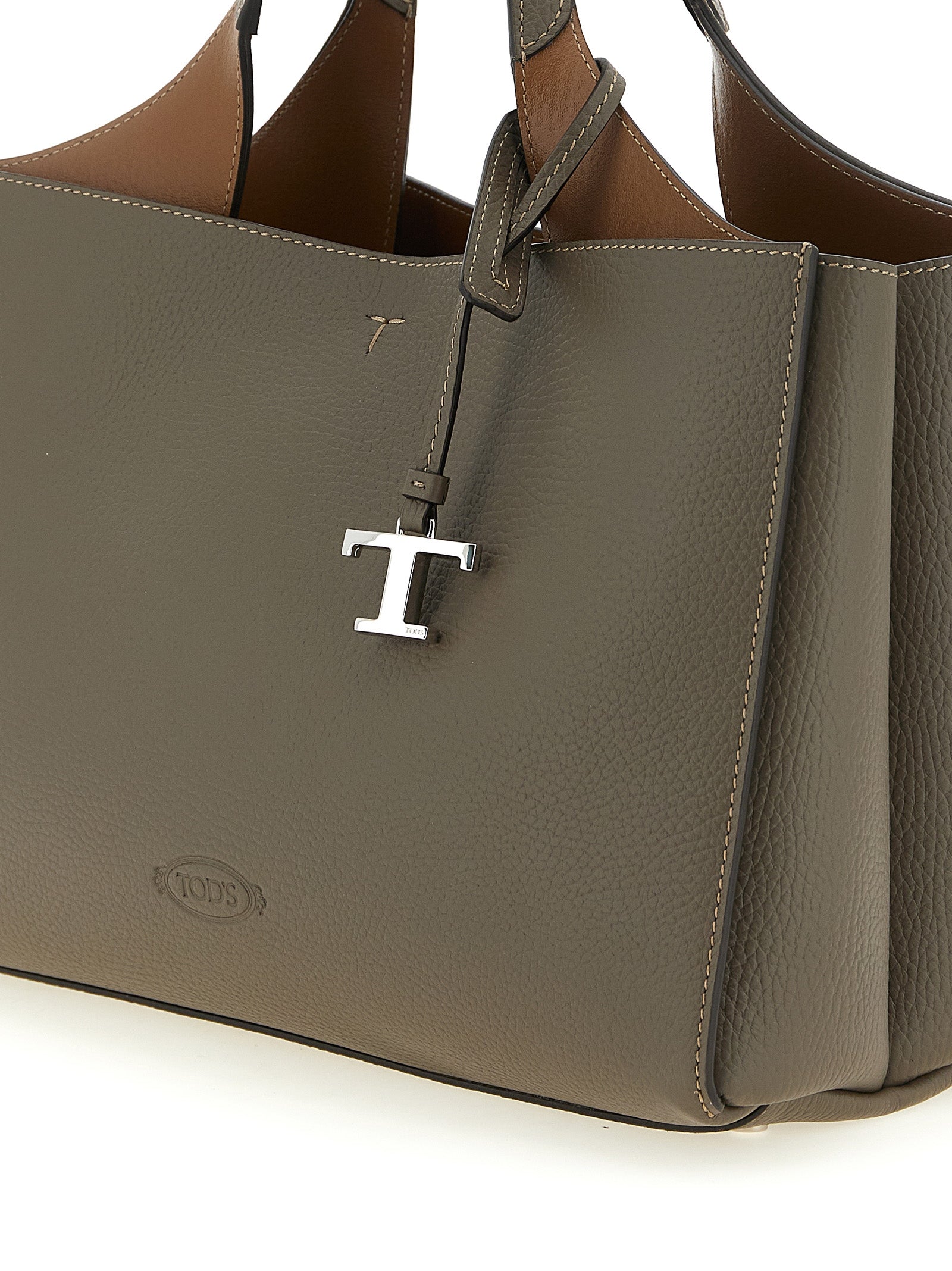 Tod's Gray 'T Timeless' Small Handbag grau