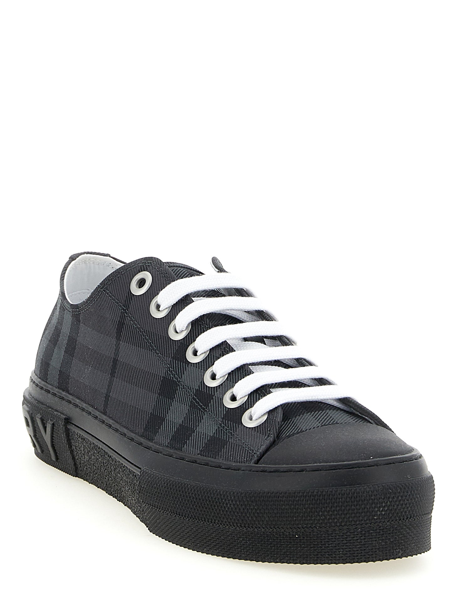 Burberry Gray 'Low Top' Sneakers grau
