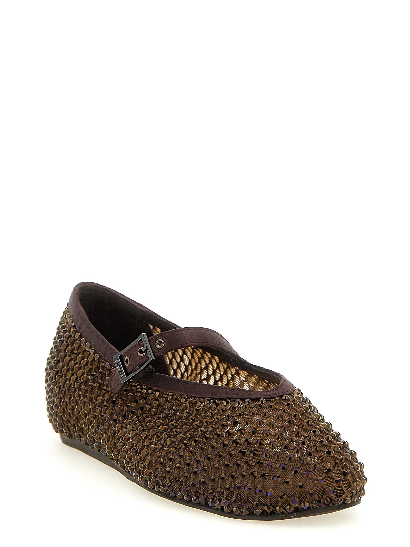 LE SILLA Brown 'Gilda' Flats braun